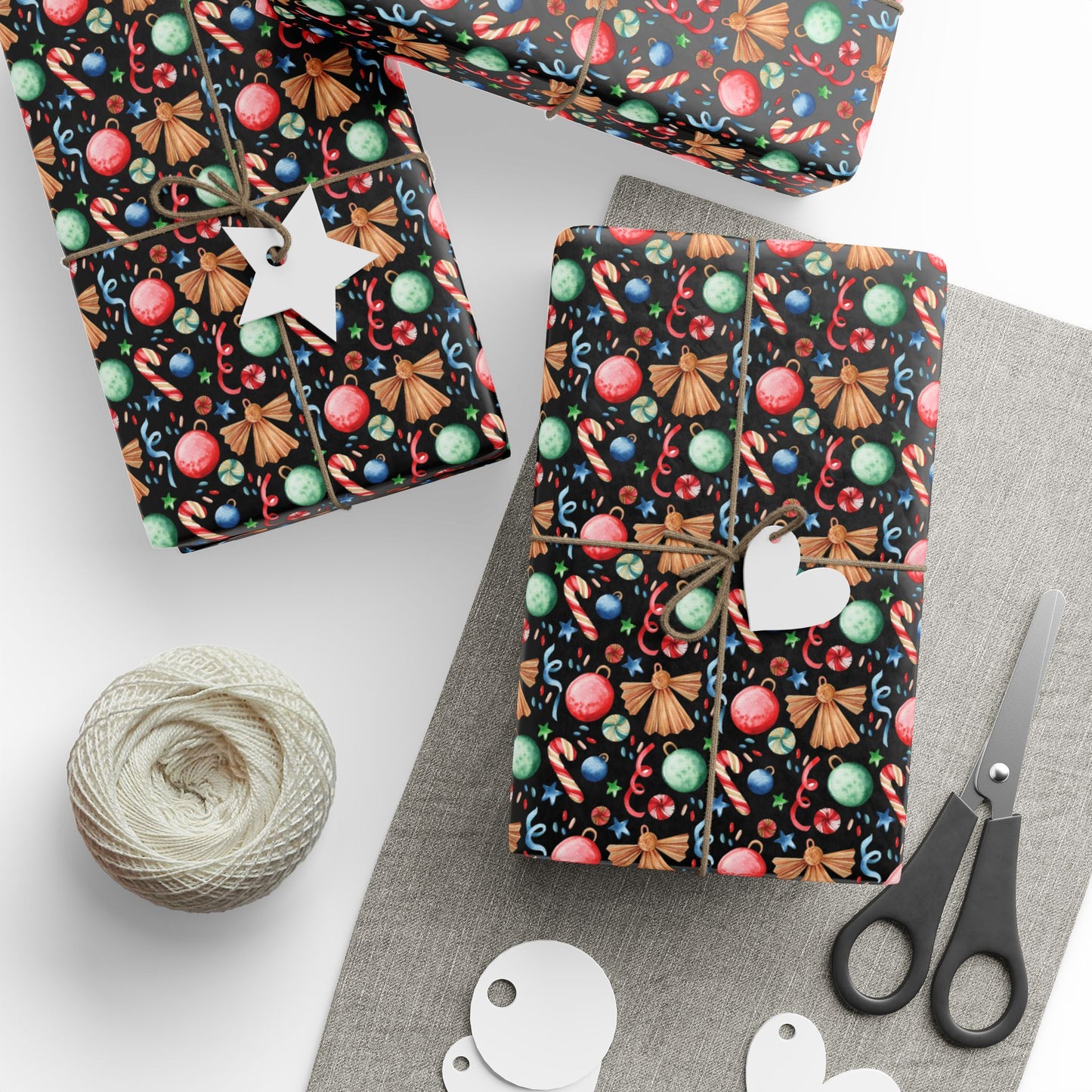 Christmas Party at Night Wrapping Paper