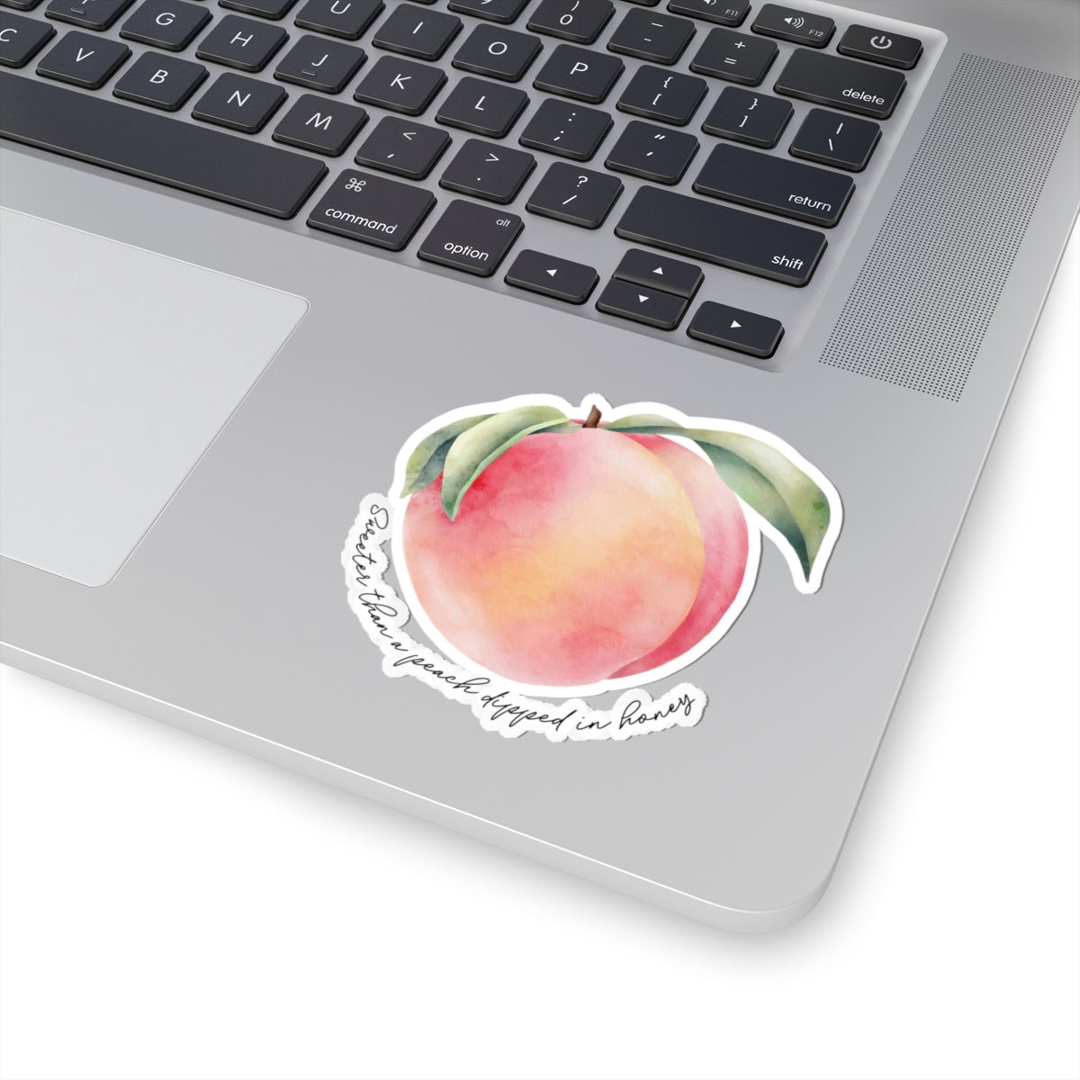 Sweeter Than A Peach In Honey Texas Valentine Kiss-Cut Stickers