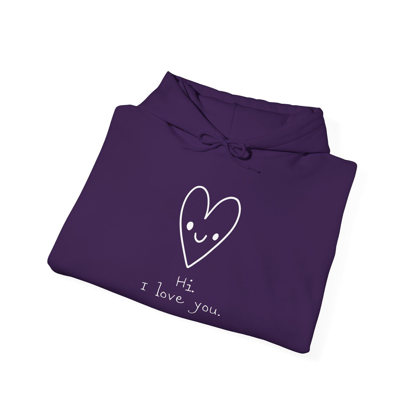 Hi. I Love You. Unisex Heavy Blend™ Hooded Sweatshirt