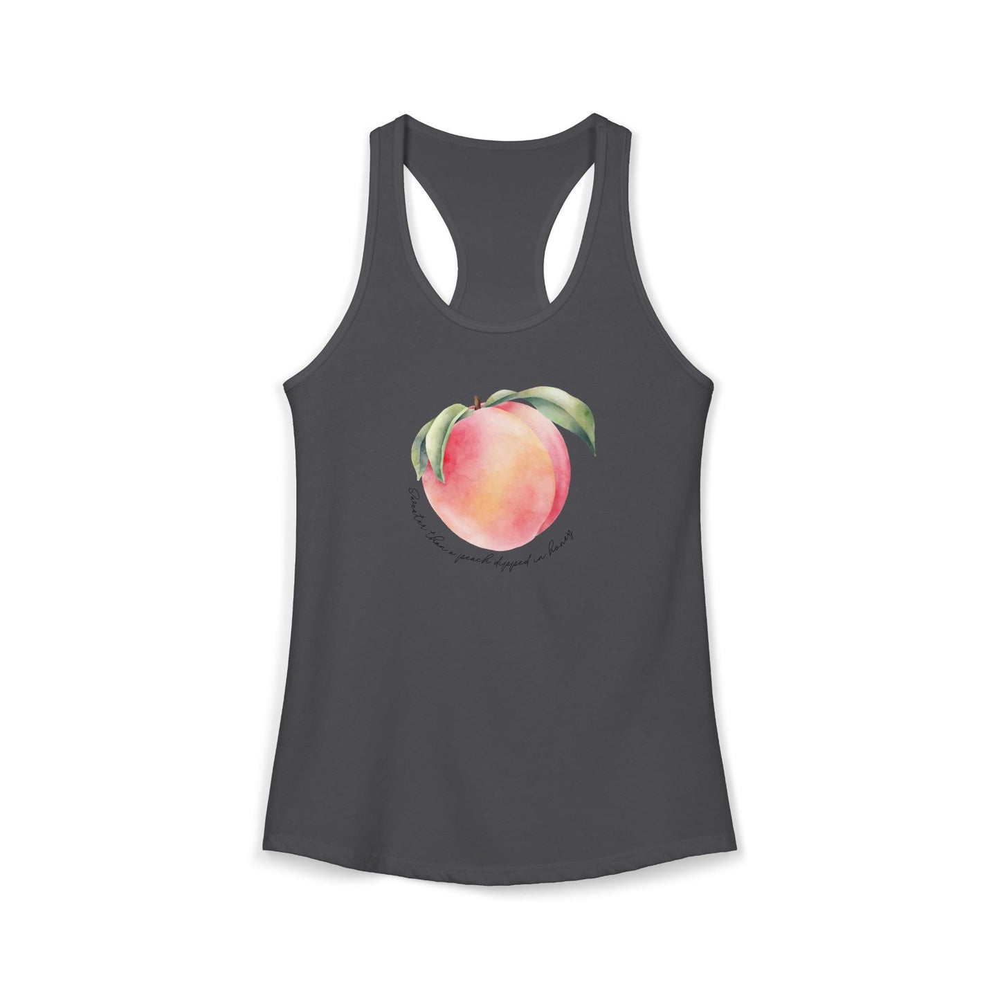 Sweeter Than A Peach In Honey Women's Ideal Racerback Tank