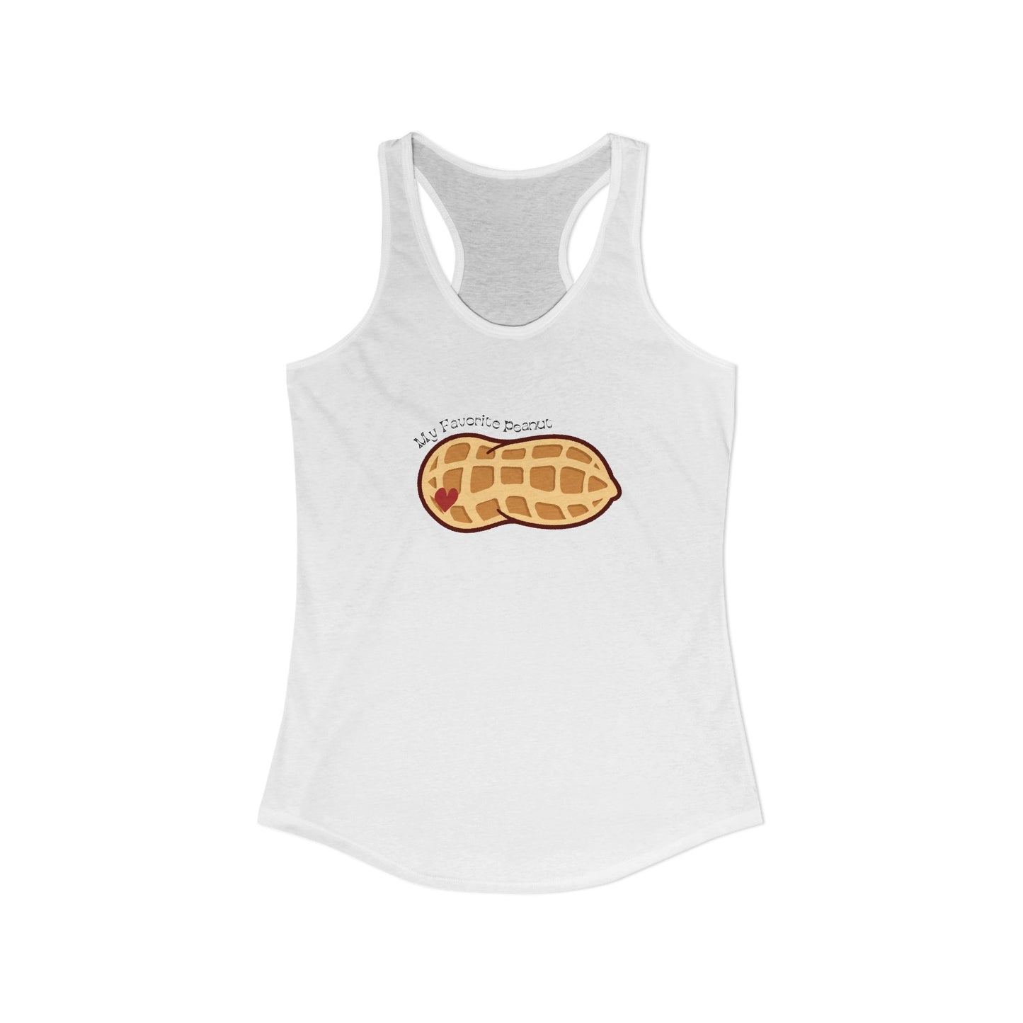 My Favorite Peanut Women's Ideal Racerback Tank