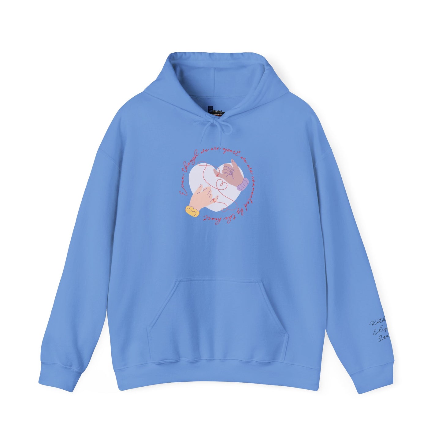 Apart But Connected By Heart Unisex Heavy Blend™ Hooded Sweatshirt