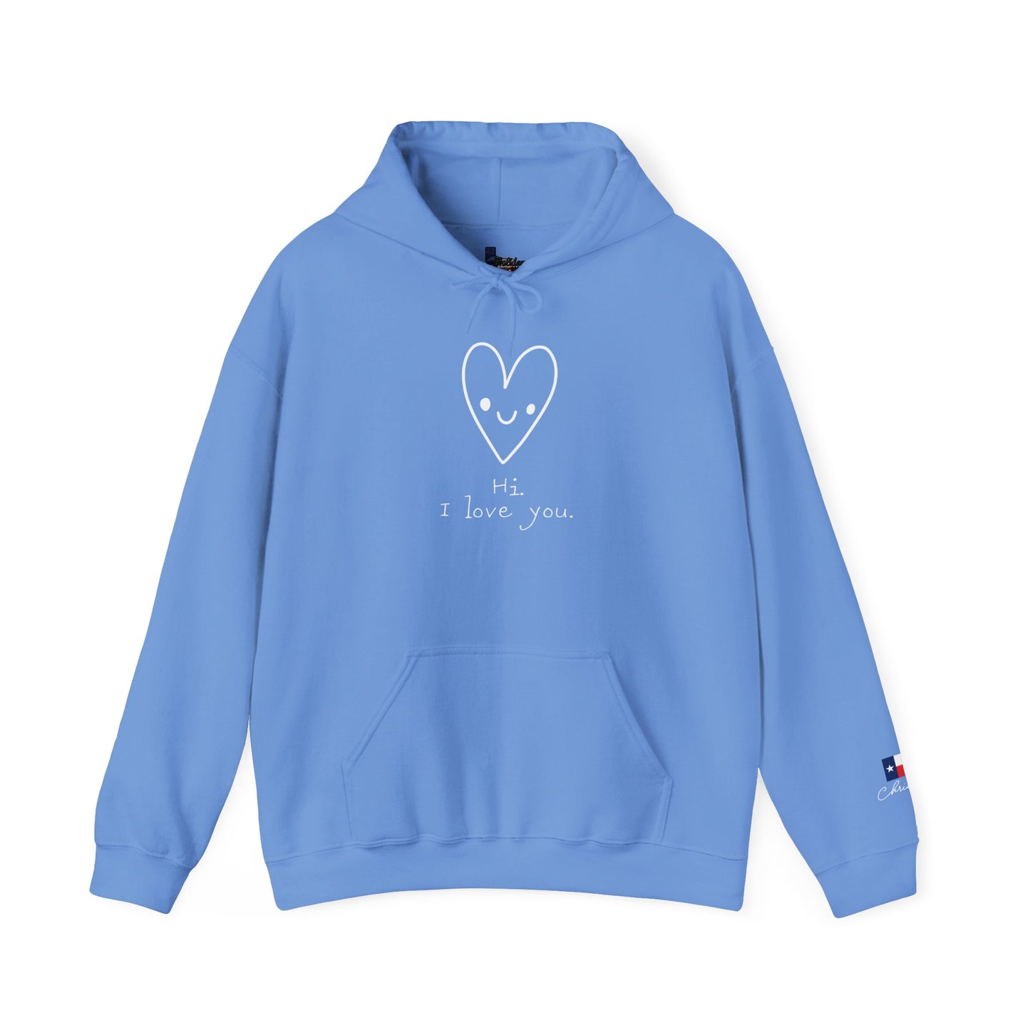Hi. I Love You. Unisex Heavy Blend™ Hooded Sweatshirt