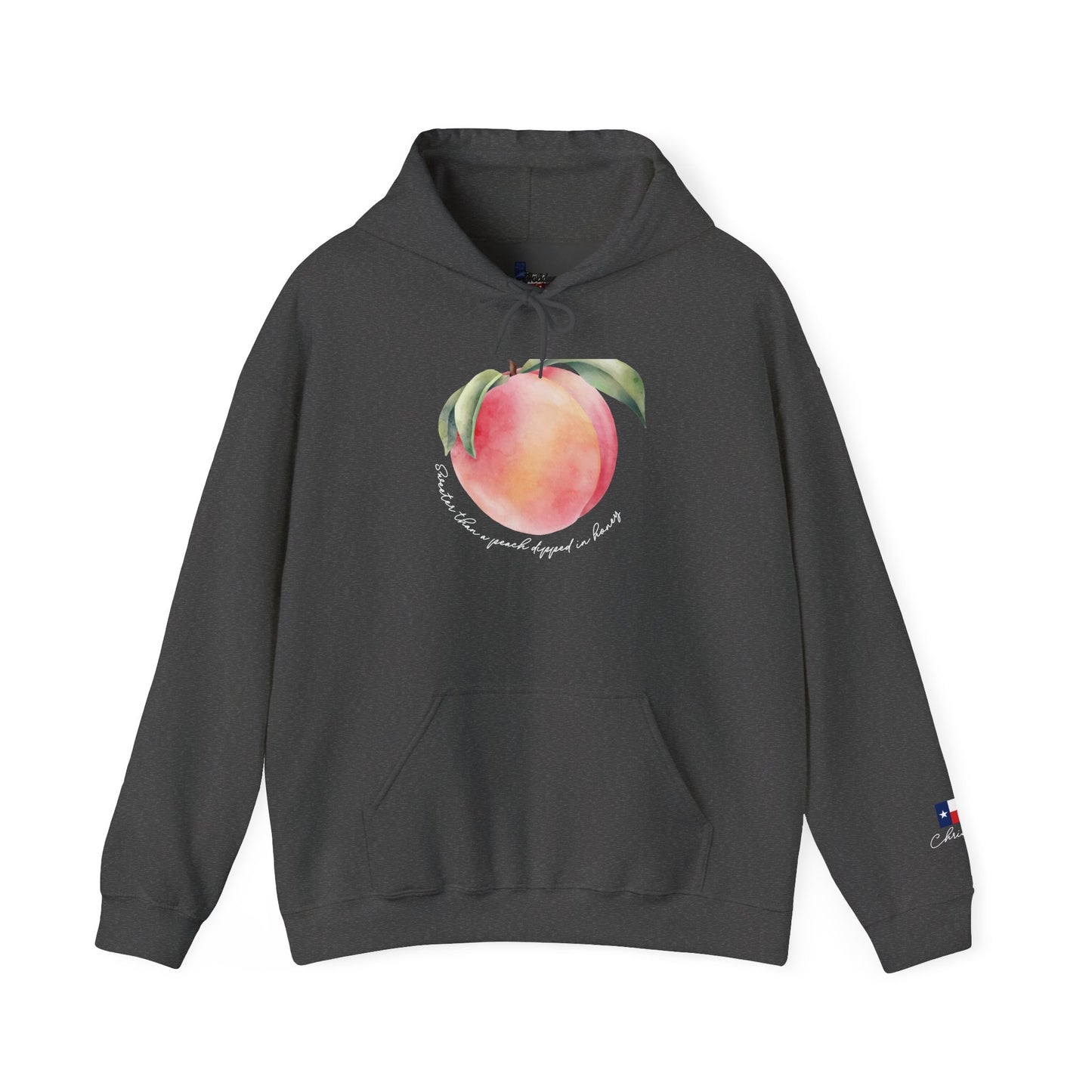 Sweeter Than A Peach In Honey Unisex Heavy Blend™ Hooded Sweatshirt
