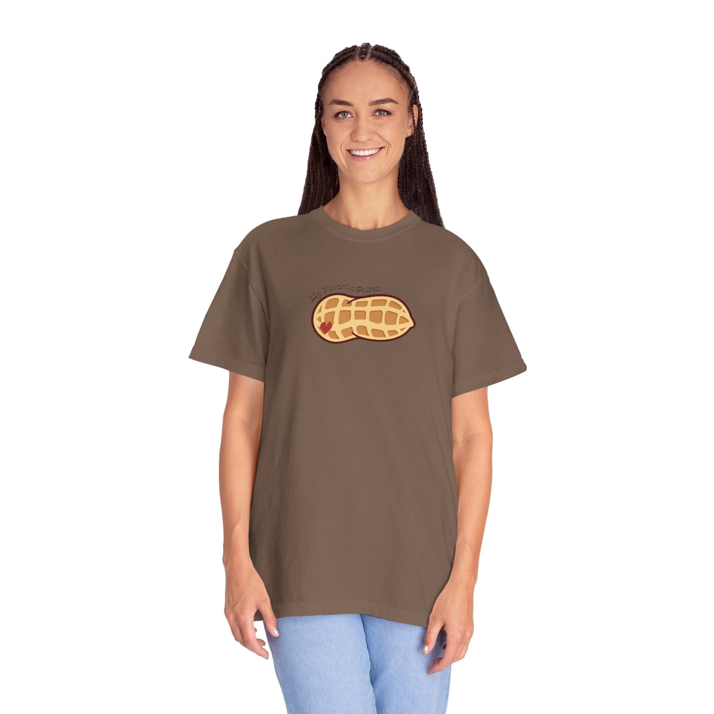 My Favorite Peanut Unisex Garment-Dyed T-shirt