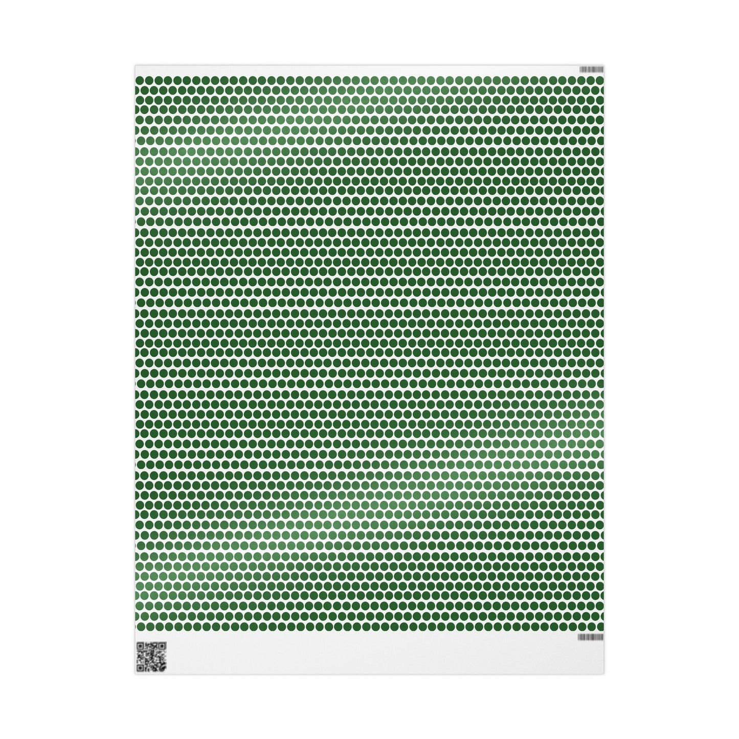 Green Polka Dot Wrapping Paper