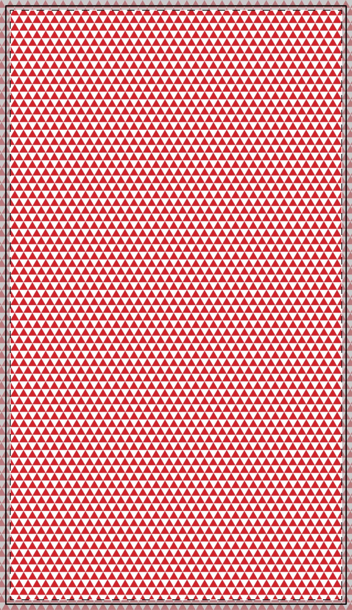 Red Triangles Square/Rectangle Tablecloths