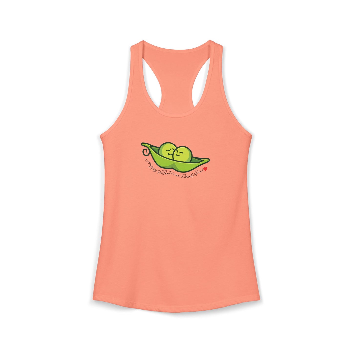 My Sweet Pea Valentines Women's Ideal Racerback Tank