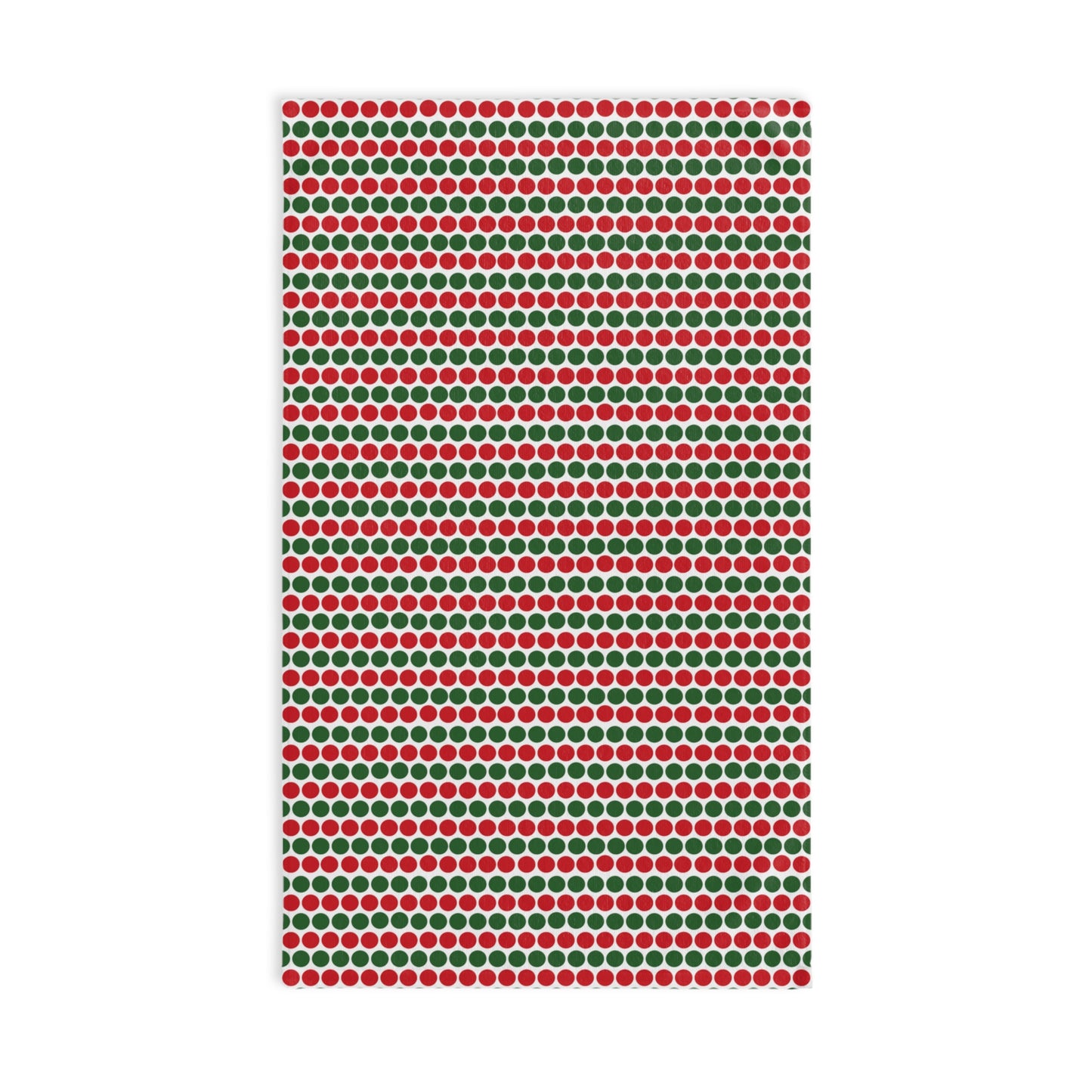 Christmas Polka Dots Hand Towel