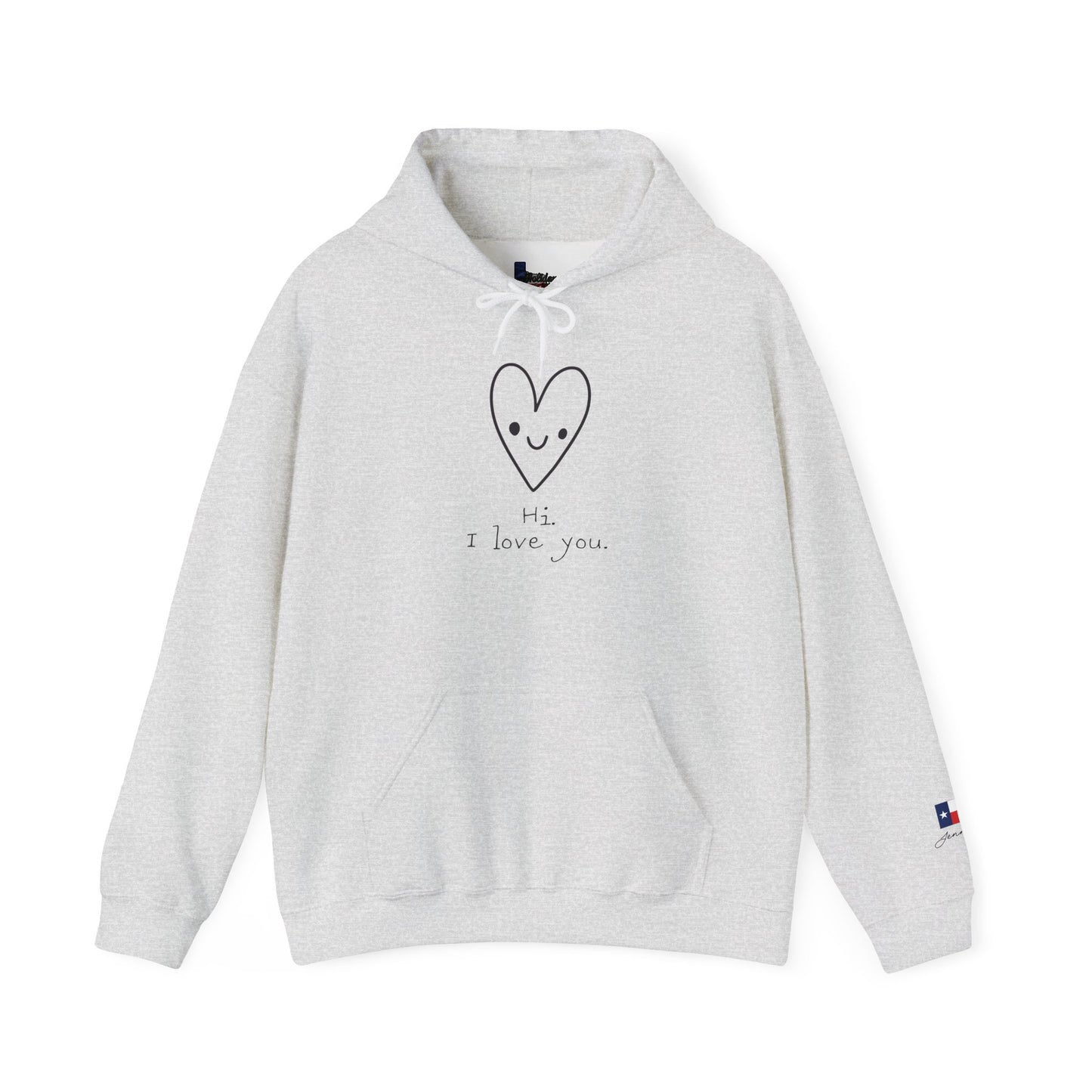 Hi. I Love You. Unisex Heavy Blend™ Hooded Sweatshirt