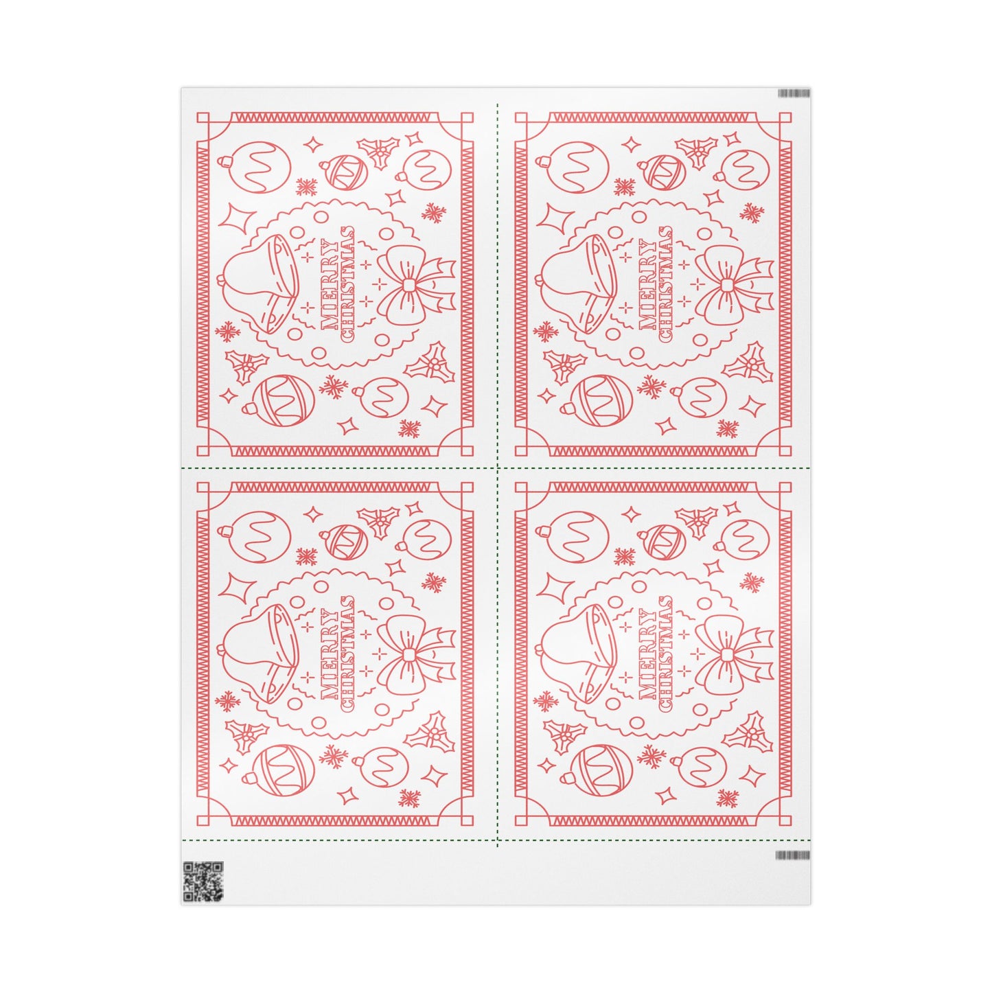 Christmas Wreath Coloring Placemats