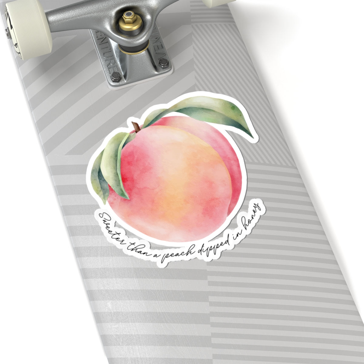 Sweeter Than A Peach In Honey Texas Valentine Kiss-Cut Stickers