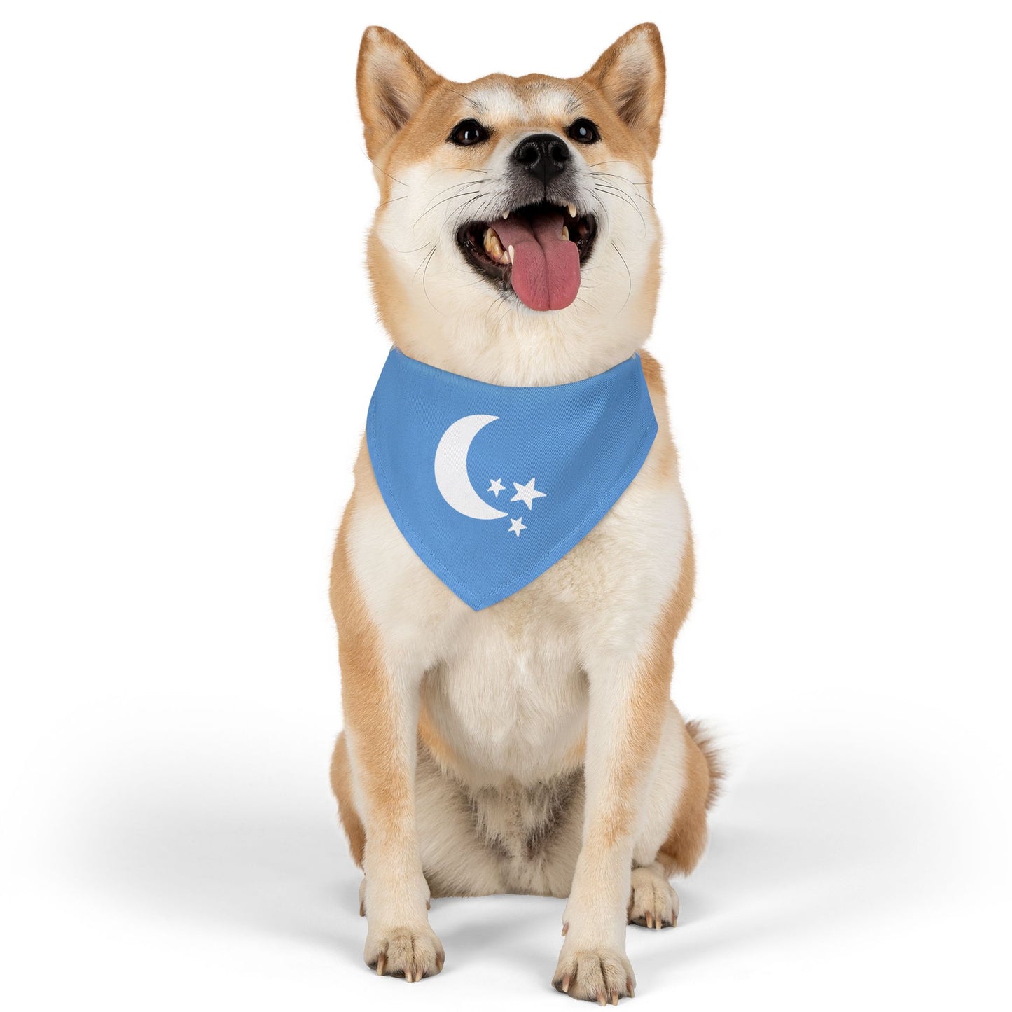 Moon & Stars Clip-On Pet Bandana Collar