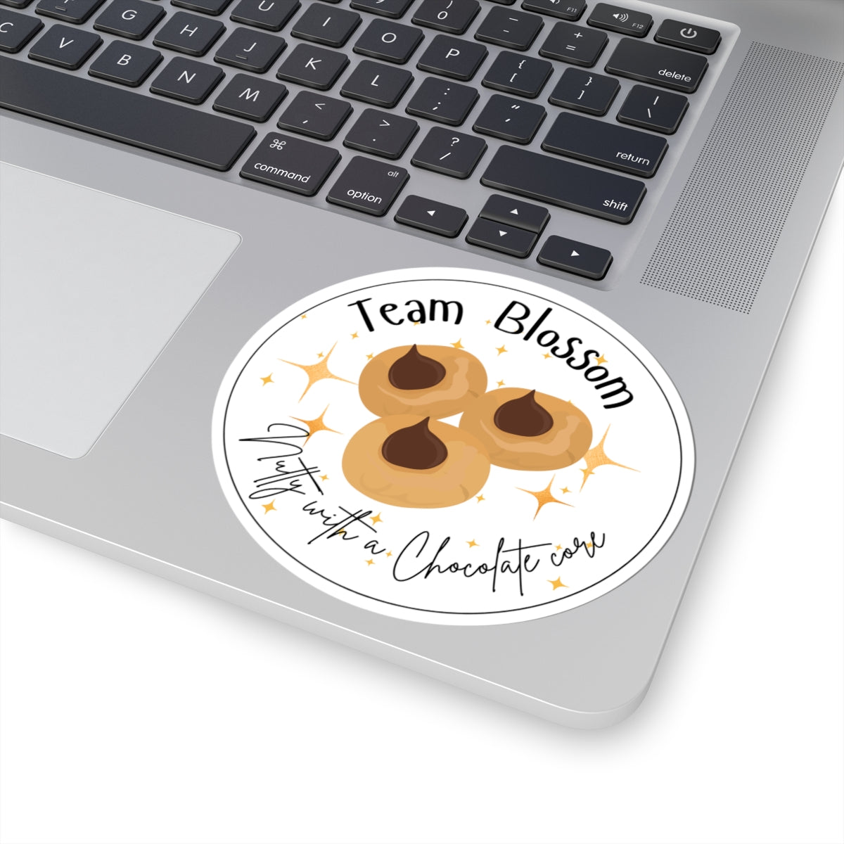Team Blossom Sticker | Nutty with a Chocolate Core