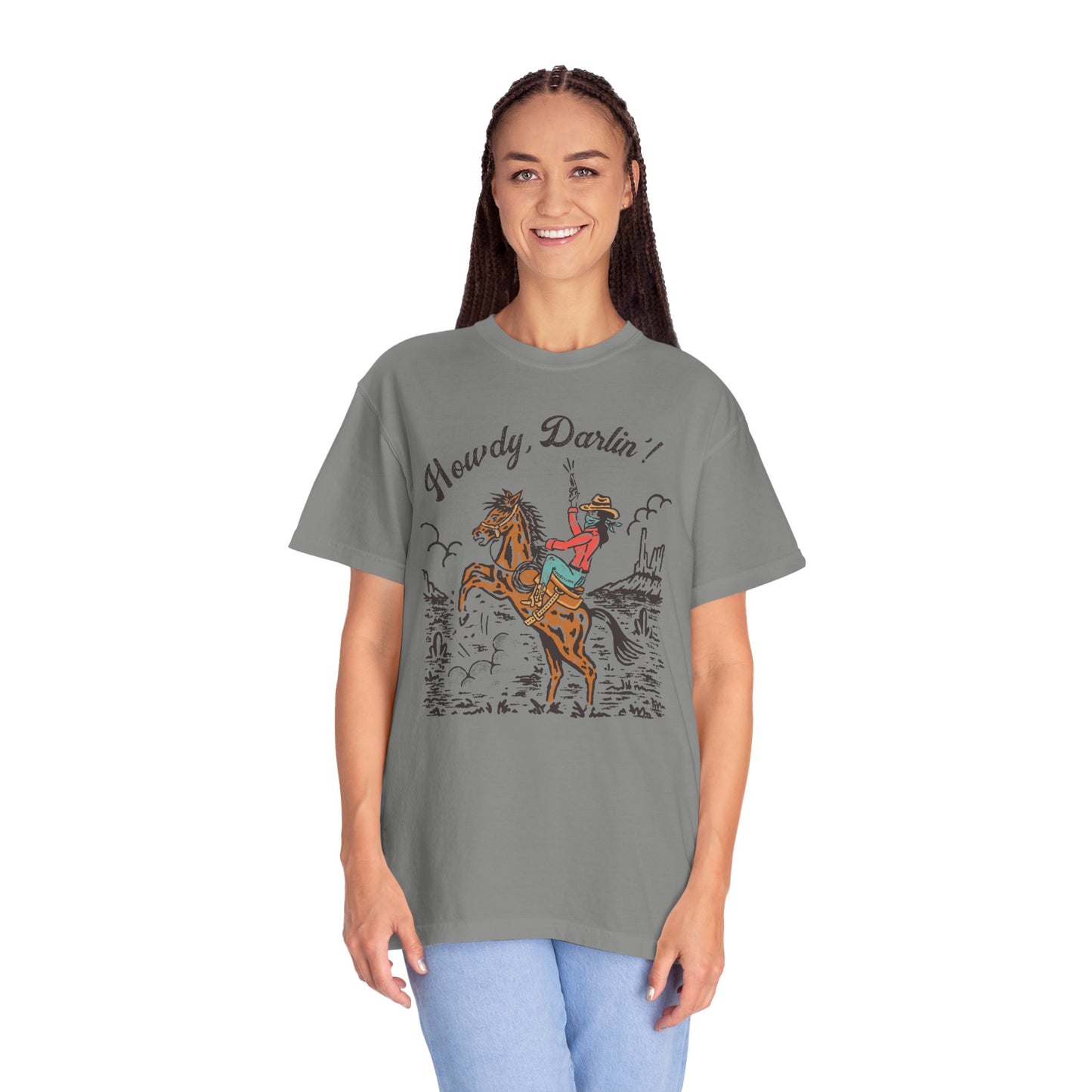 Howdy, Darlin'! Unisex Garment-Dyed T-shirt