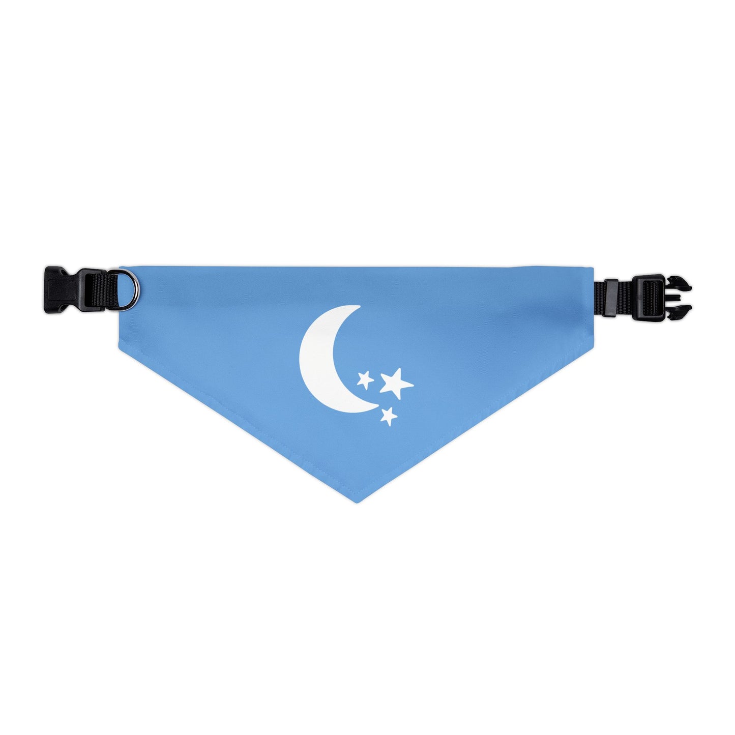 Moon & Stars Clip-On Pet Bandana Collar