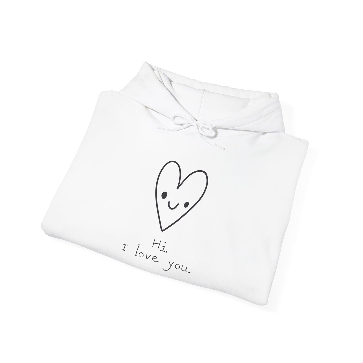 Hi. I Love You. Unisex Heavy Blend™ Hooded Sweatshirt