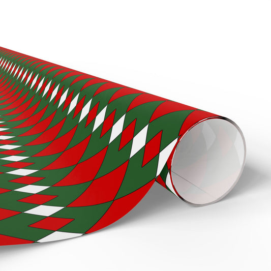 Christmas Fancy Argyle Wrapping Paper