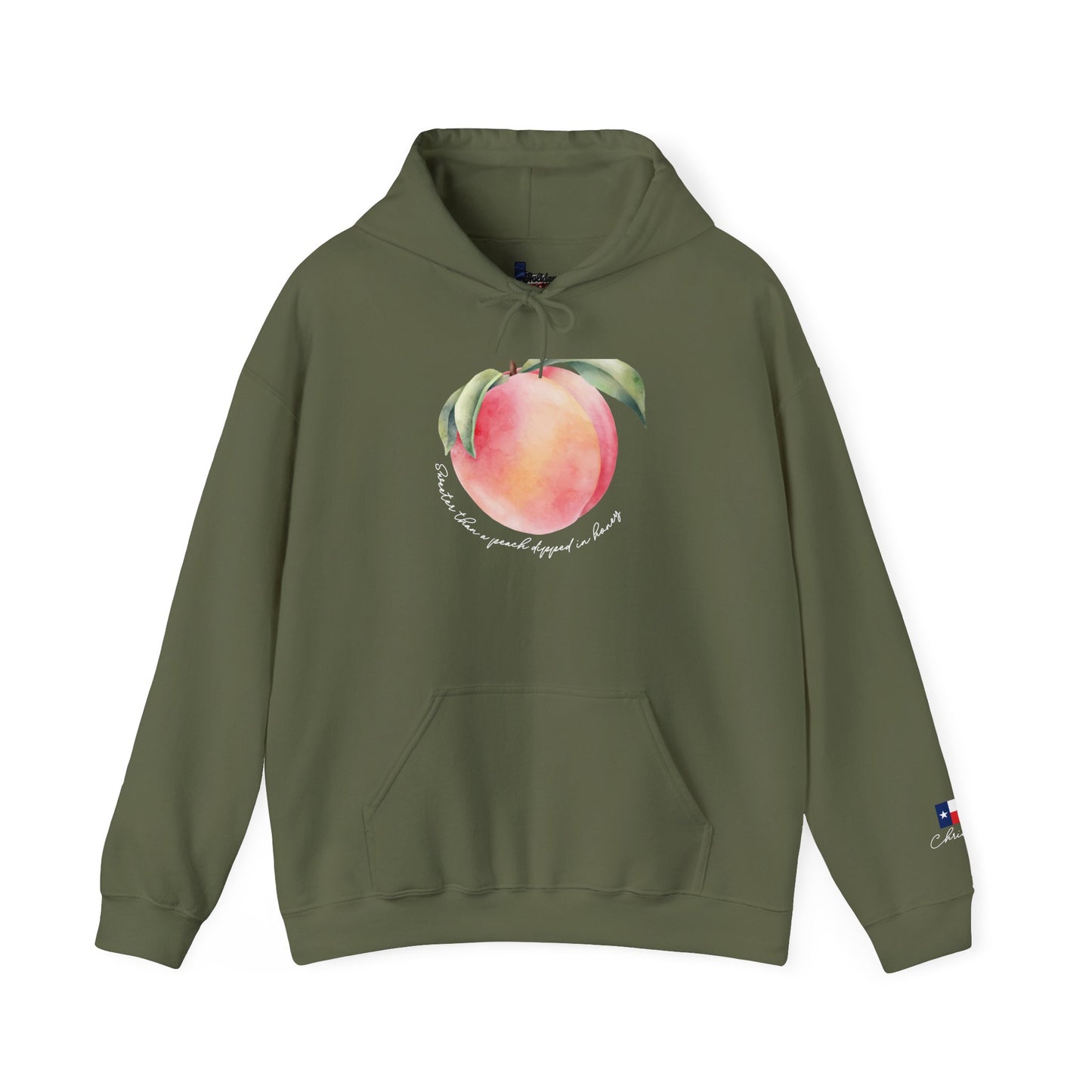 Sweeter Than A Peach In Honey Unisex Heavy Blend™ Hooded Sweatshirt