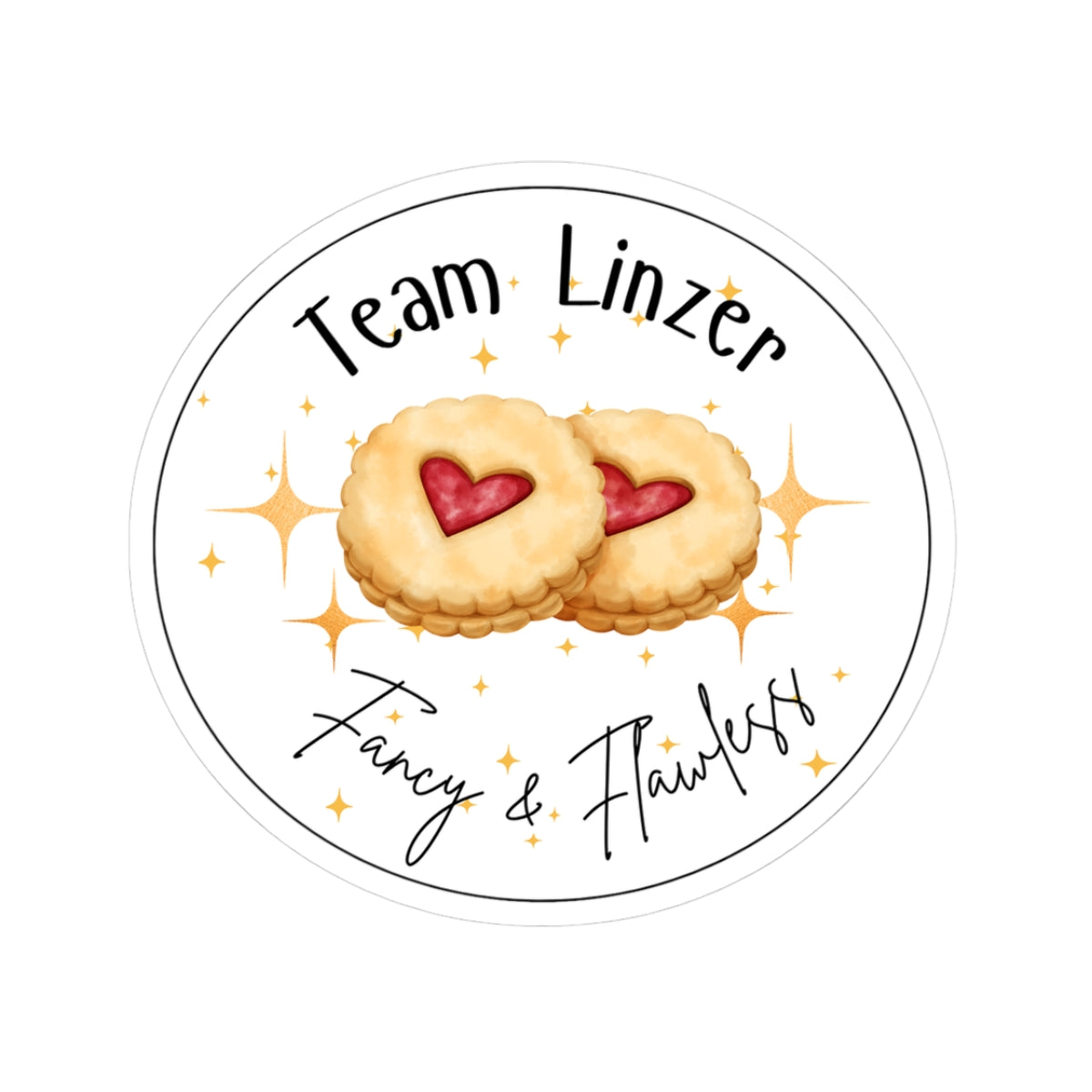 Team Linzer Sticker | Fancy, Flawless