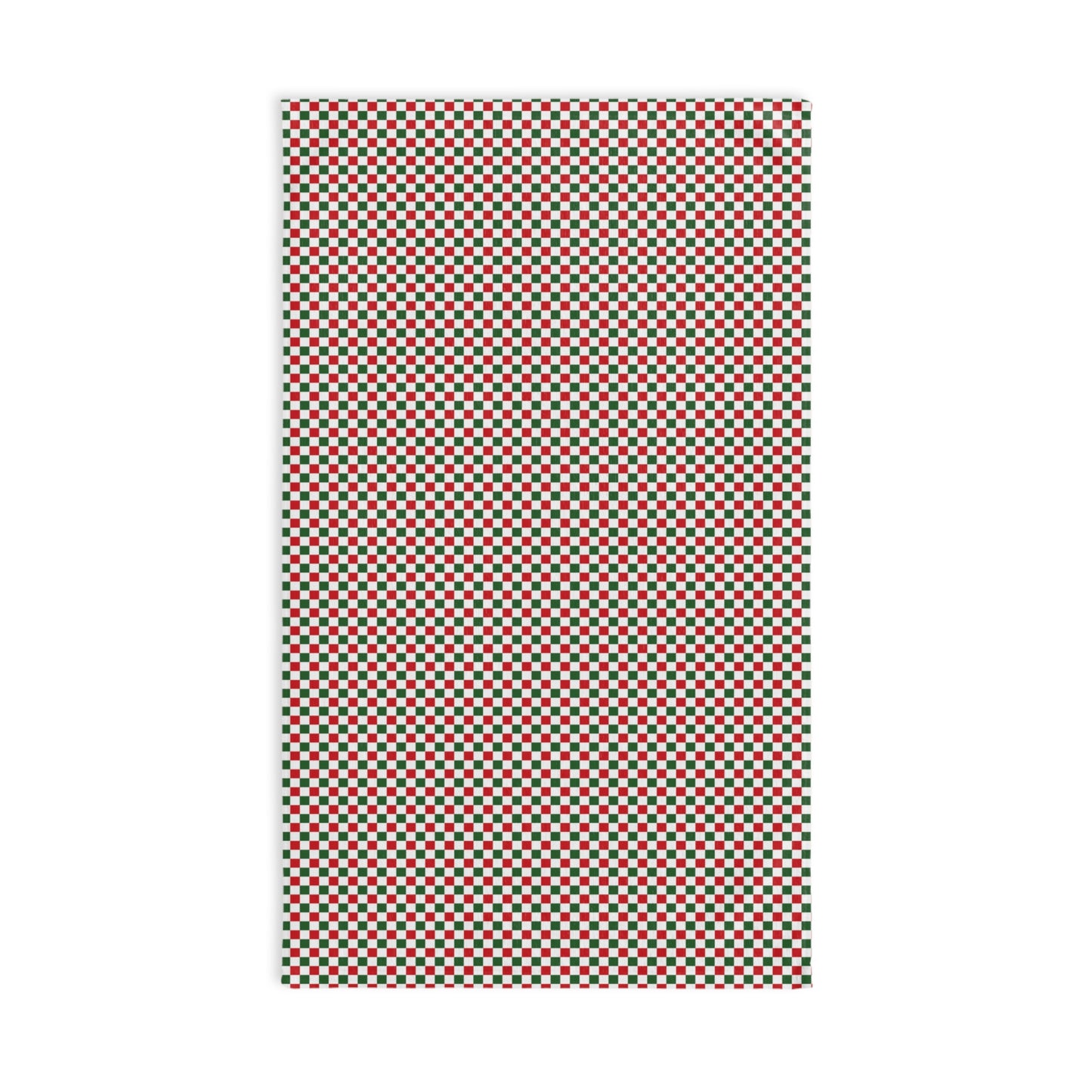 Christmas Checkered Hand Towel