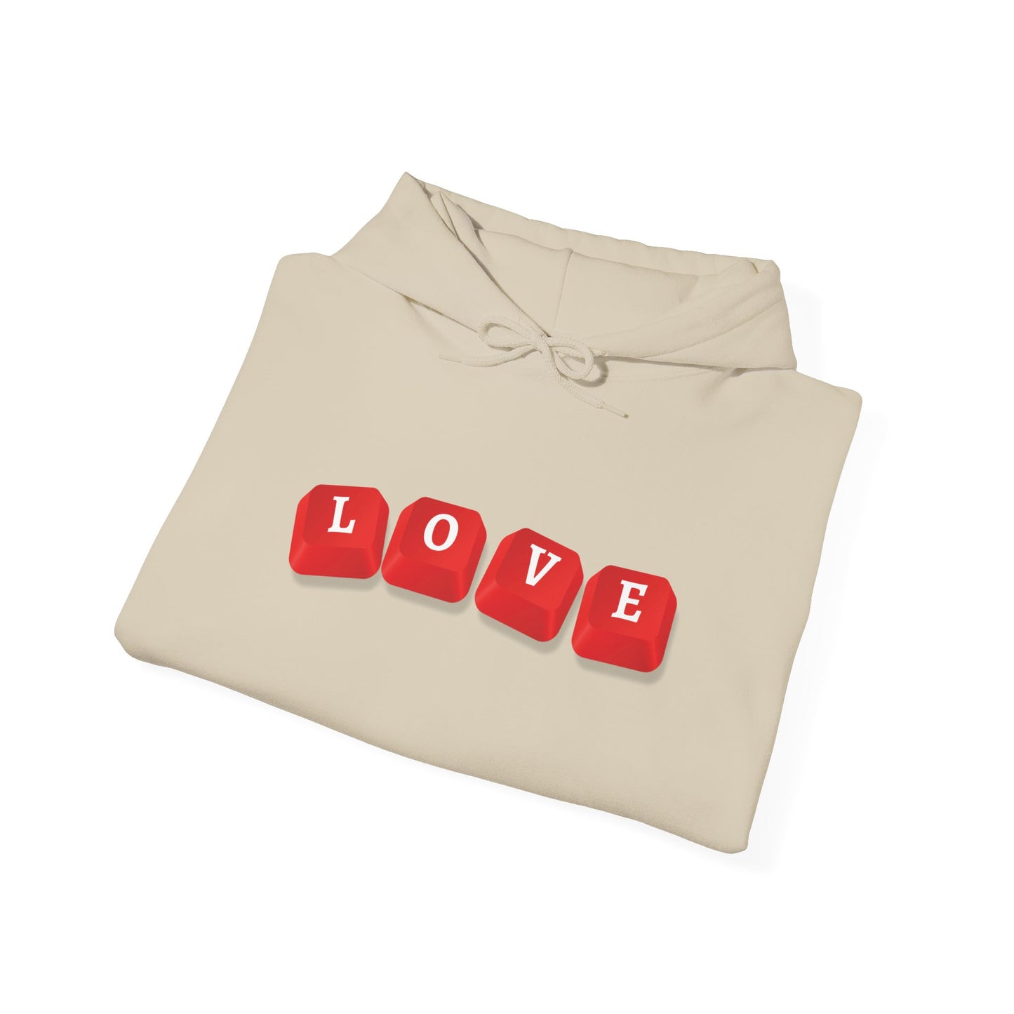 LOVE Key Caps Unisex Heavy Blend™ Hooded Sweatshirt