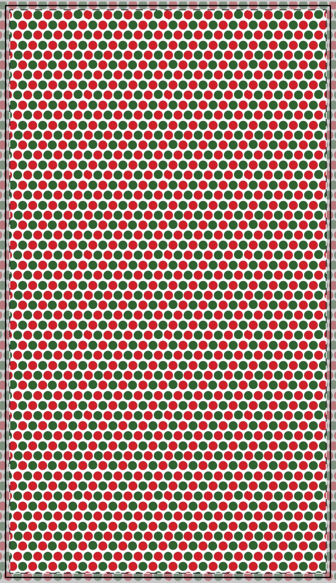 Christmas Polka Dot Party Square/Rectangle Tablecloths