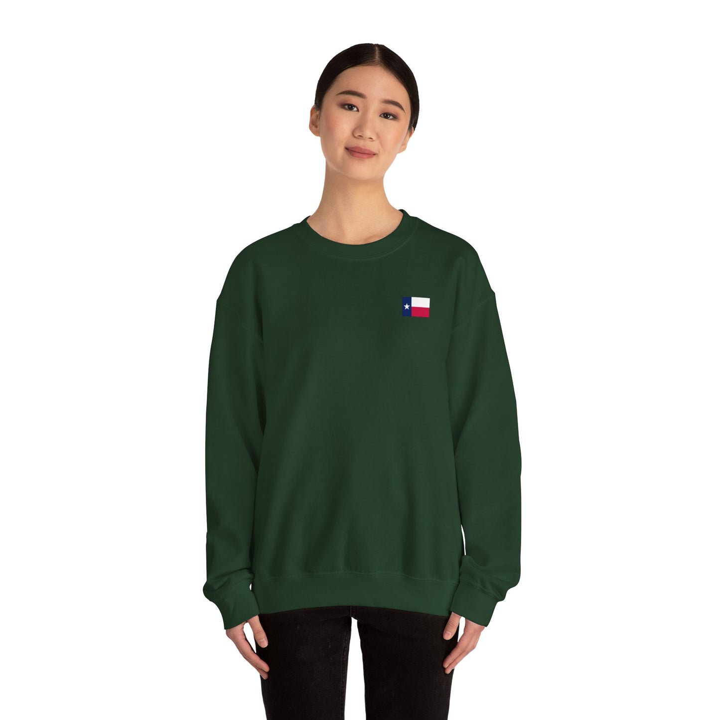 Rudolph- Christmas Cowboy Boots Unisex Heavy Blend™ Crewneck Sweatshirt