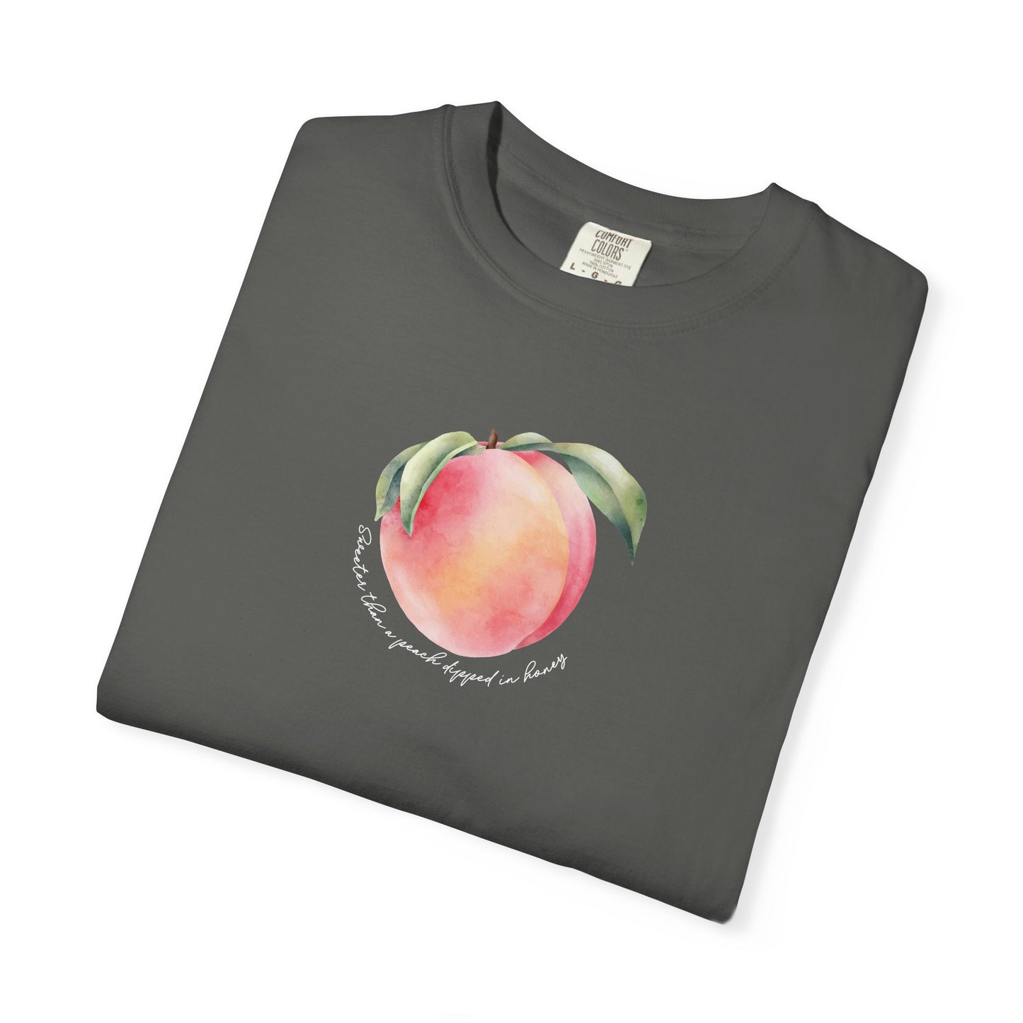 Sweeter Than A Peach In Honey Unisex Garment-Dyed T-shirt