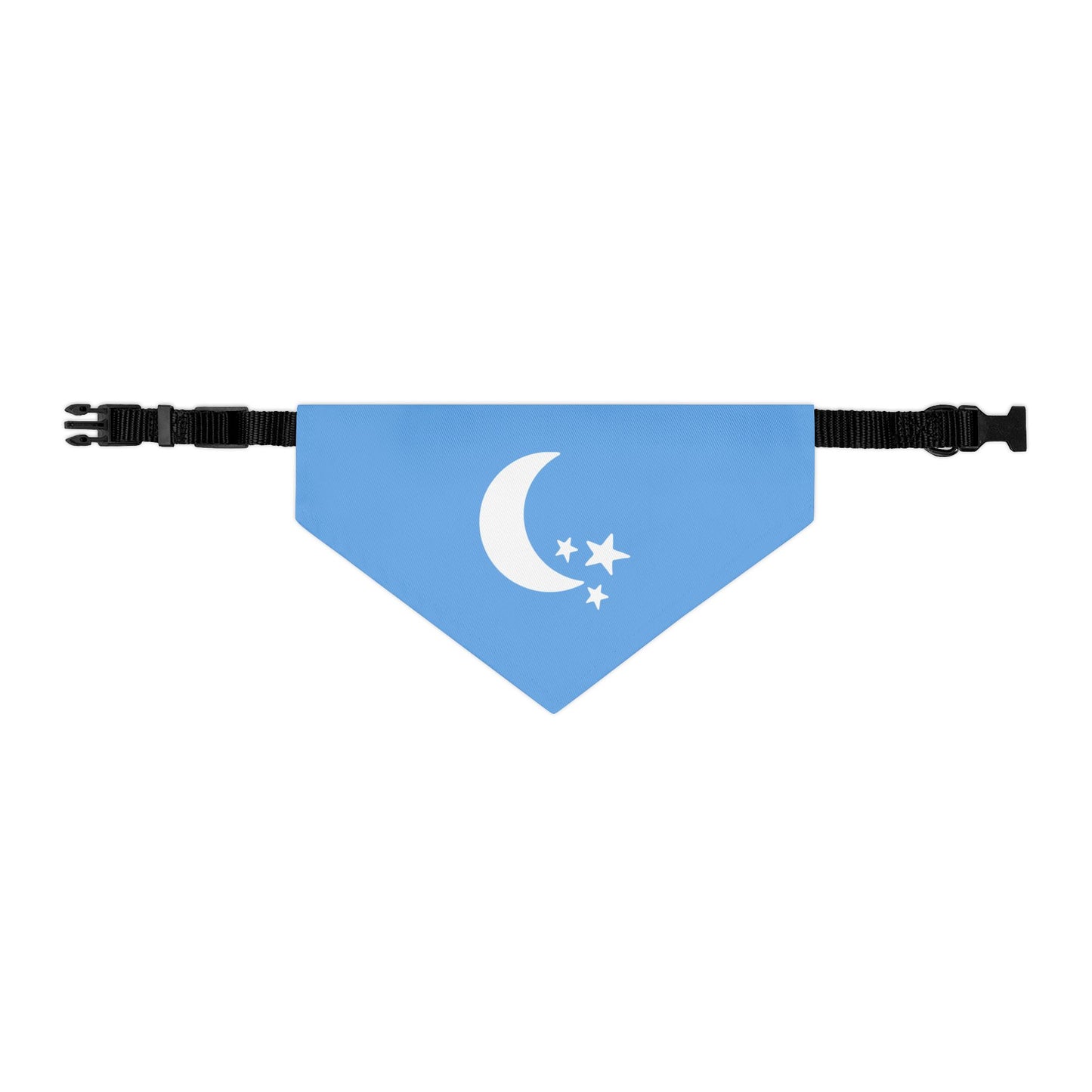 Moon & Stars Clip-On Pet Bandana Collar