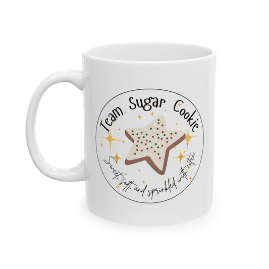 Team Sugar Cookie Mug| Sweet, Soft, & Sprinkled With Extra