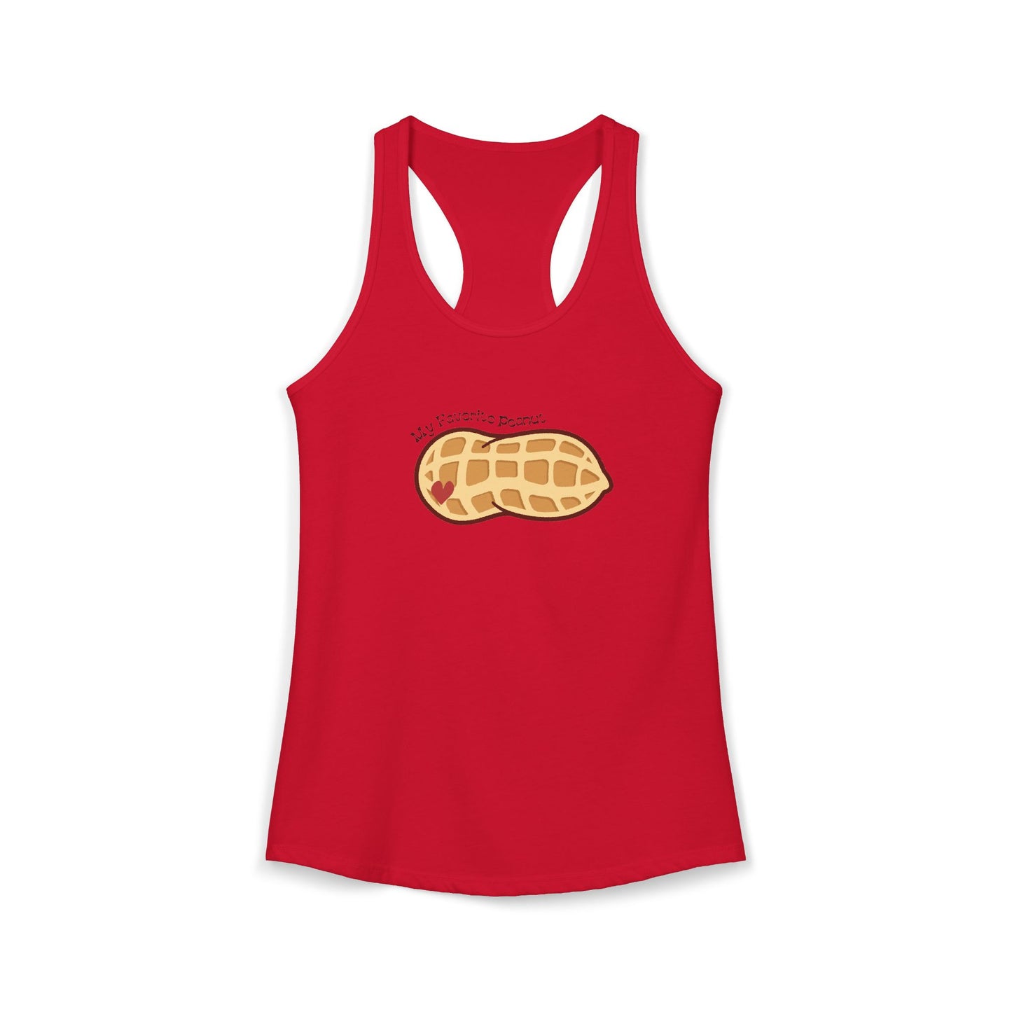 My Favorite Peanut Women's Ideal Racerback Tank