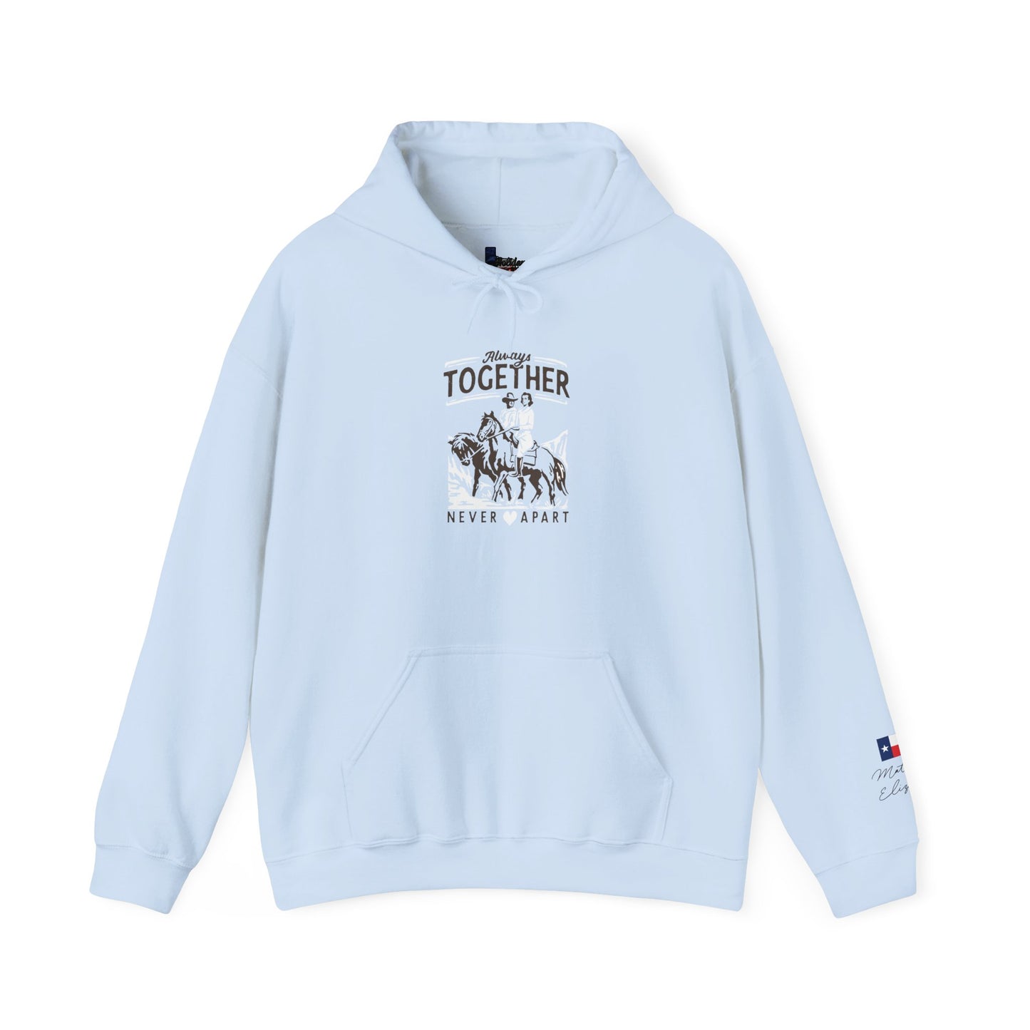 Always Together Western Graphic Unisex Heavy Blend™ Hooded Sweatshirt