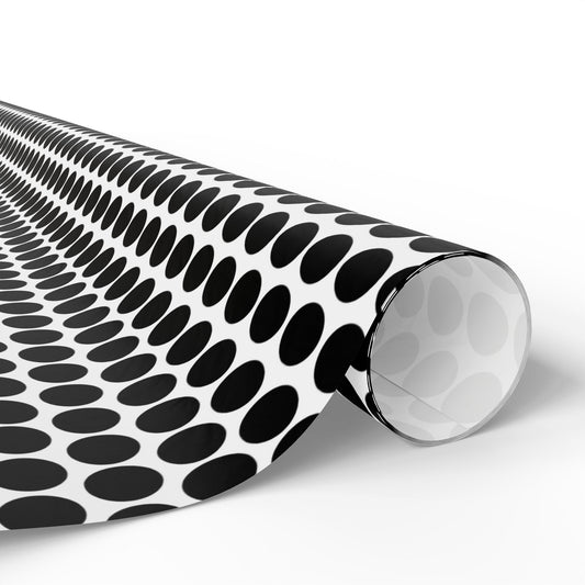 Black Polka Dot Wrapping Paper