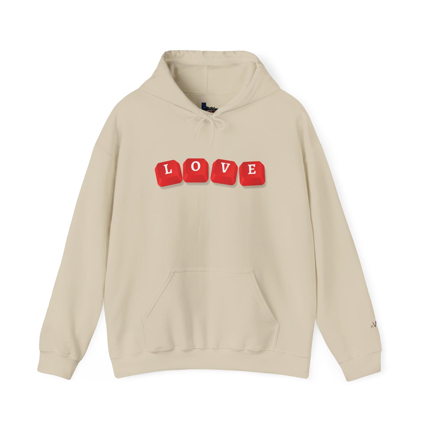 LOVE Key Caps Unisex Heavy Blend™ Hooded Sweatshirt