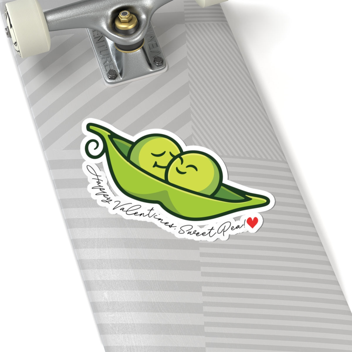 Happy Valentine's, Sweet Pea Kiss-Cut Stickers