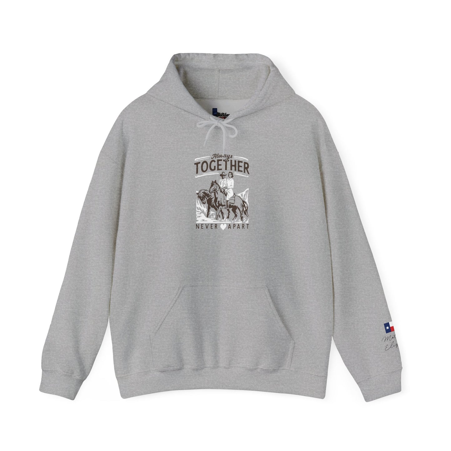 Always Together Western Graphic Unisex Heavy Blend™ Hooded Sweatshirt