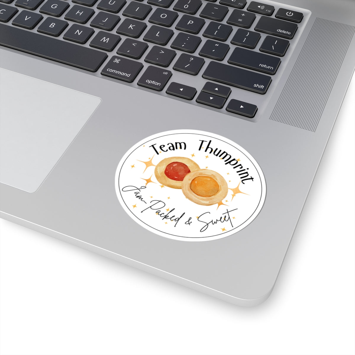 Team Thumbprint Sticker | Jam-Packed & Sweet