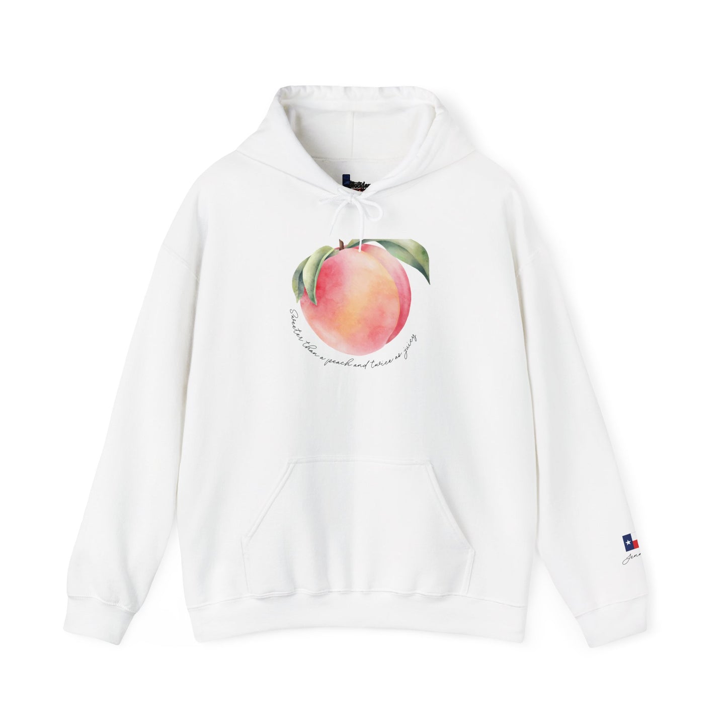 Sweeter Than A Peach In Honey Unisex Heavy Blend™ Hooded Sweatshirt