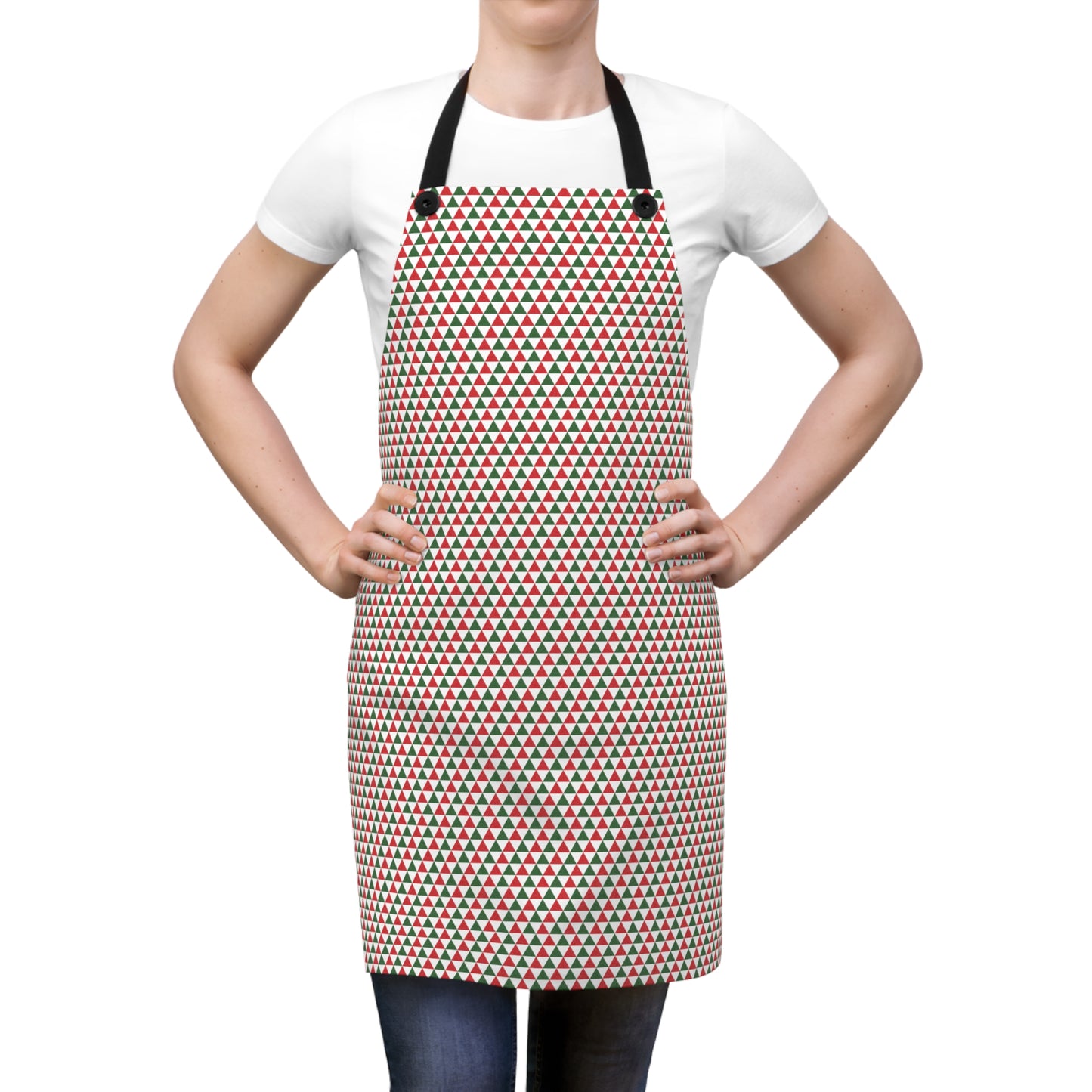 Christmas Triangles Party Apron