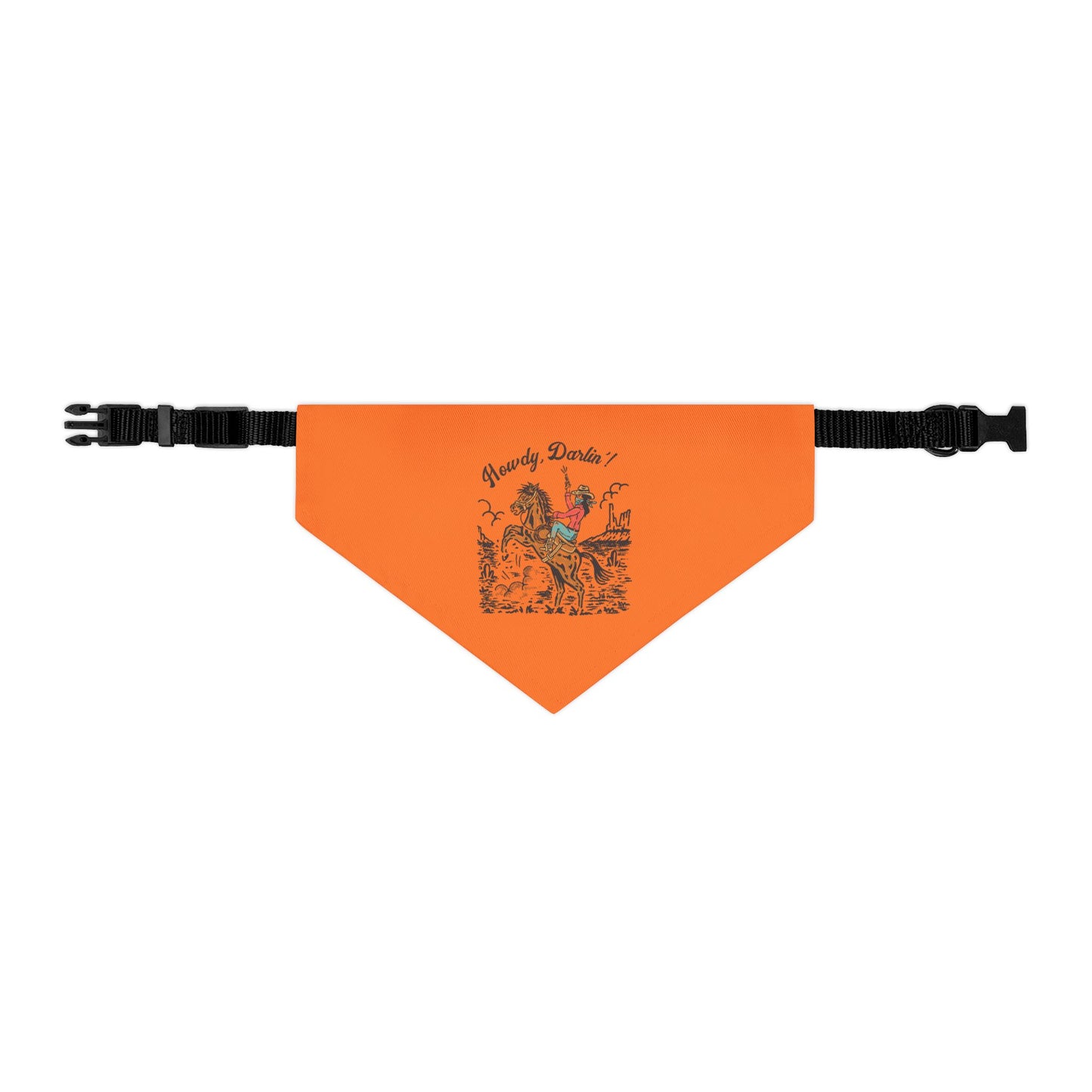 Howdy, Darlin'! Western Love Clip-On Pet Bandana Collar