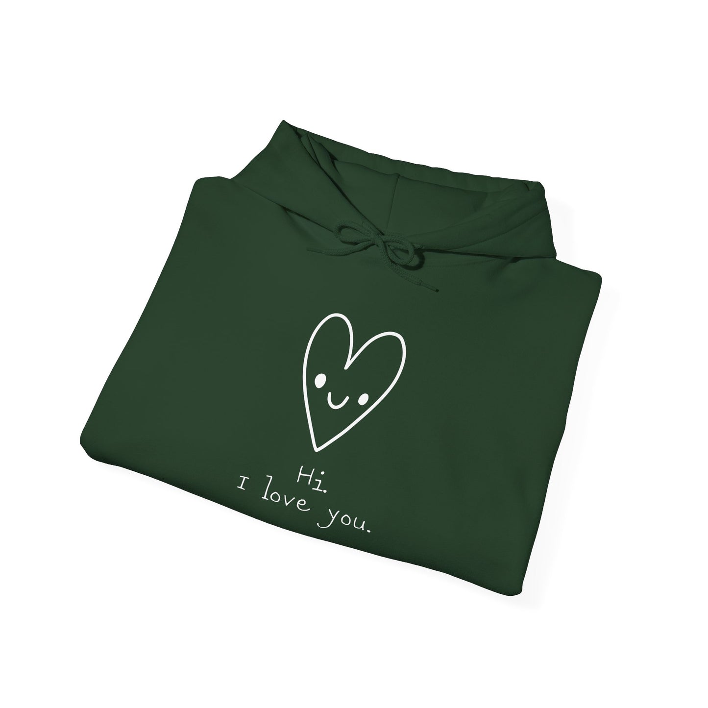 Hi. I Love You. Unisex Heavy Blend™ Hooded Sweatshirt