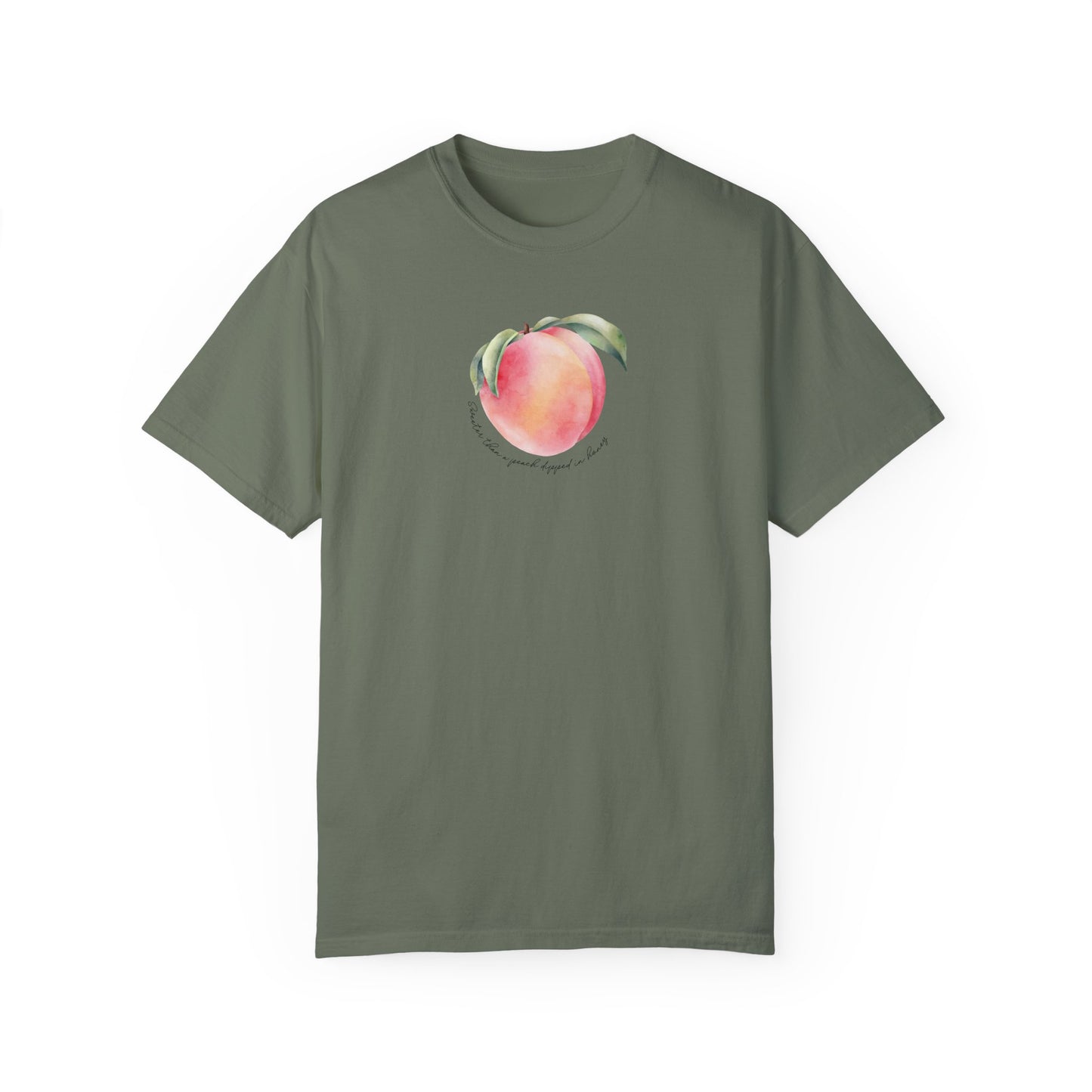 Sweeter Than A Peach In Honey Unisex Garment-Dyed T-shirt