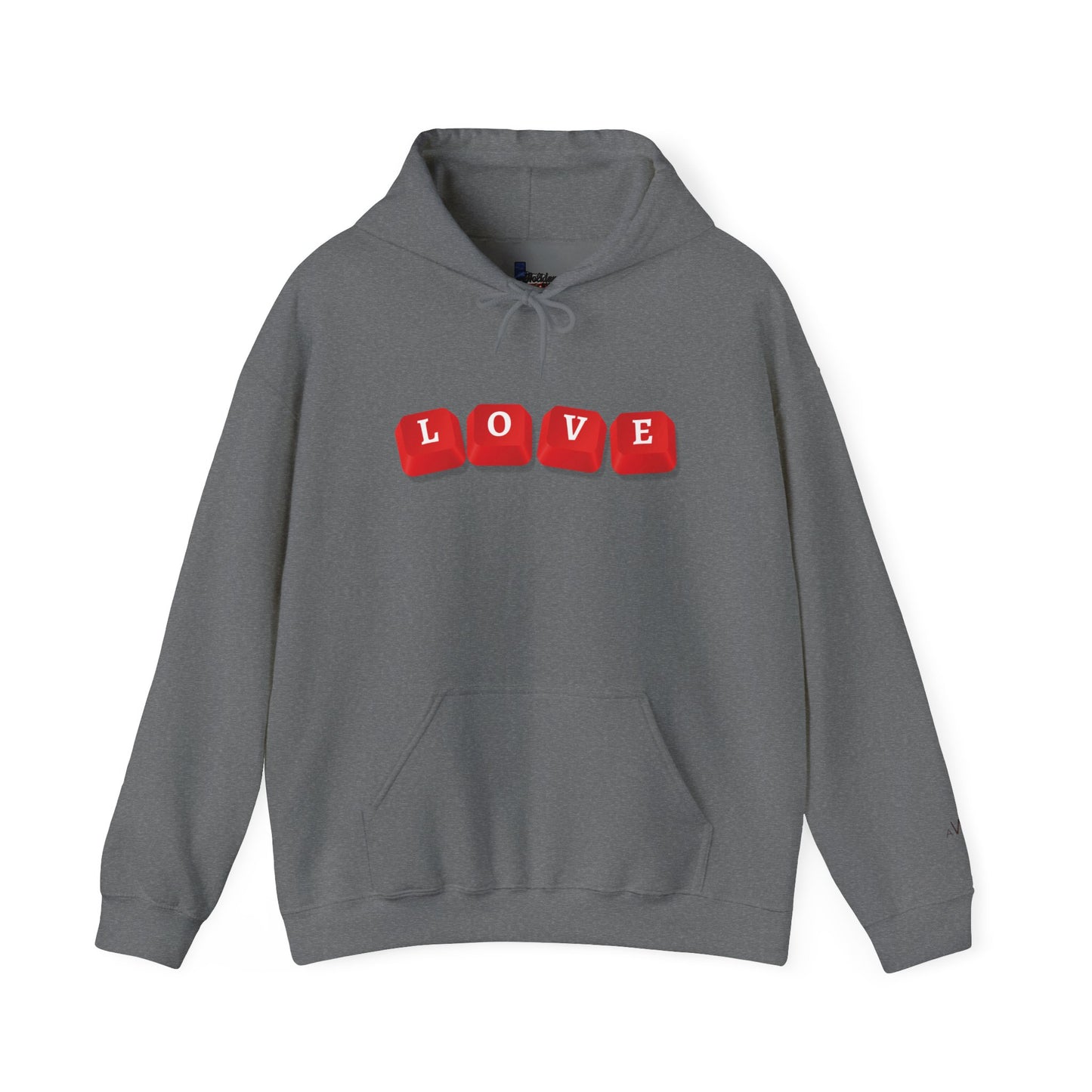 LOVE Key Caps Unisex Heavy Blend™ Hooded Sweatshirt