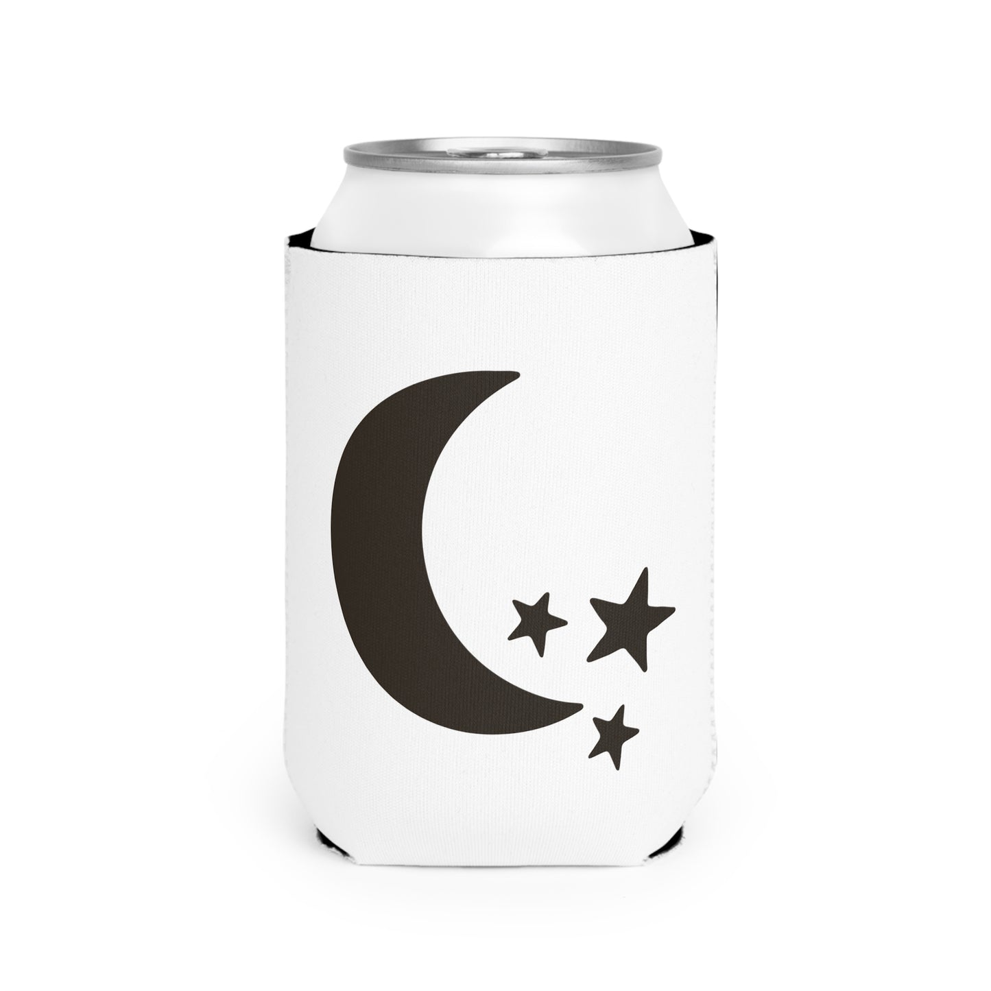 Moon & Stars Valentines Personalize Custom Name Can Cooler Sleeve