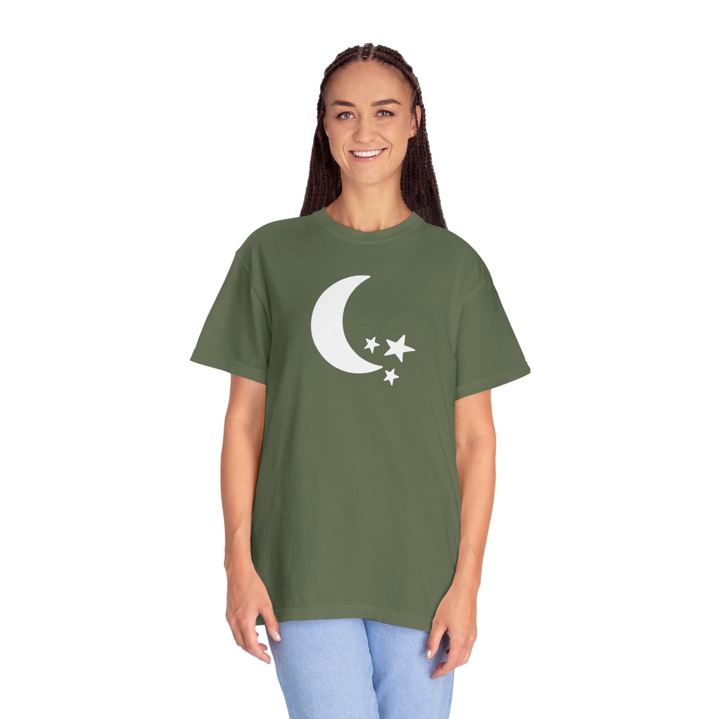 Moon & Stars Unisex Garment-Dyed T-shirt