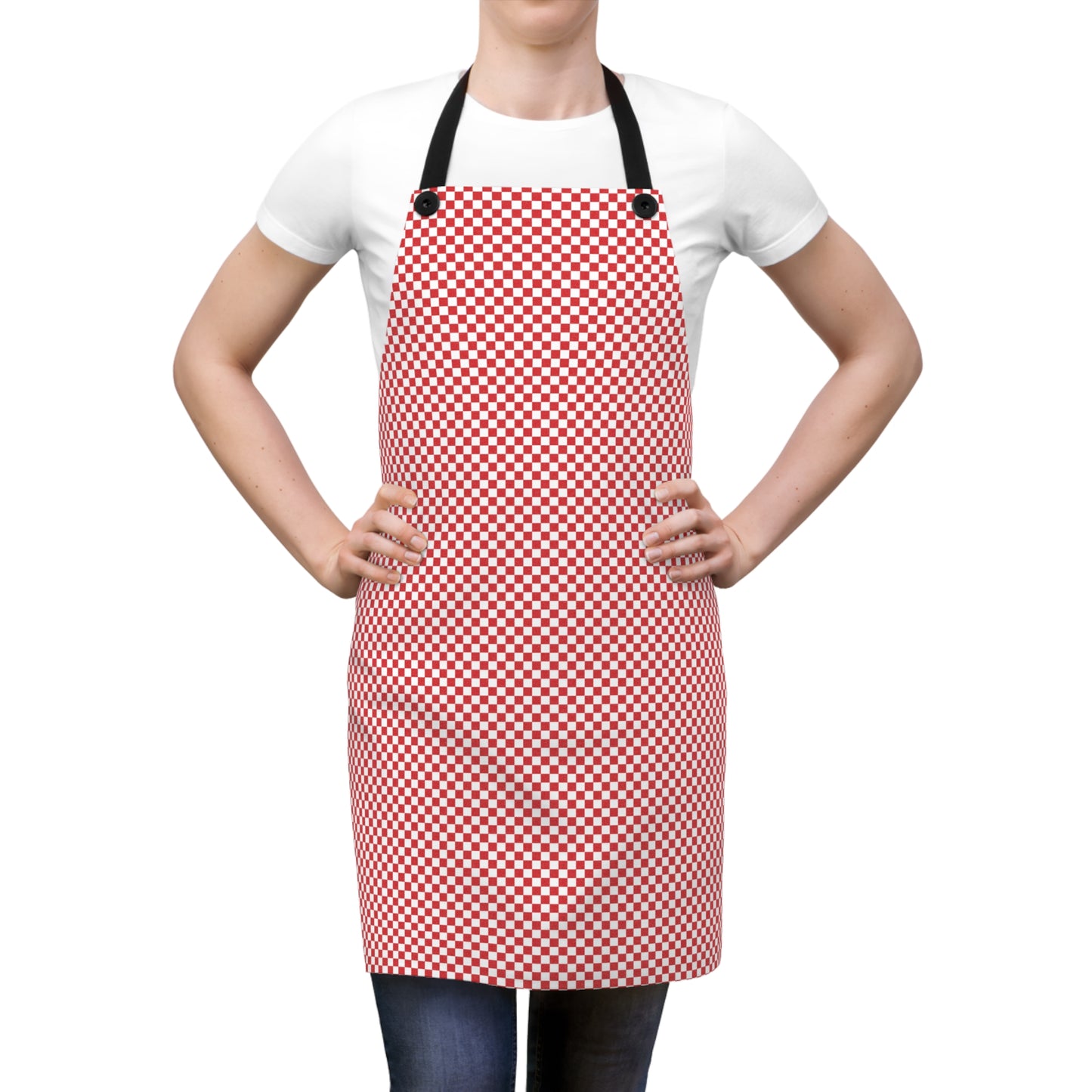 Red Checkered Apron