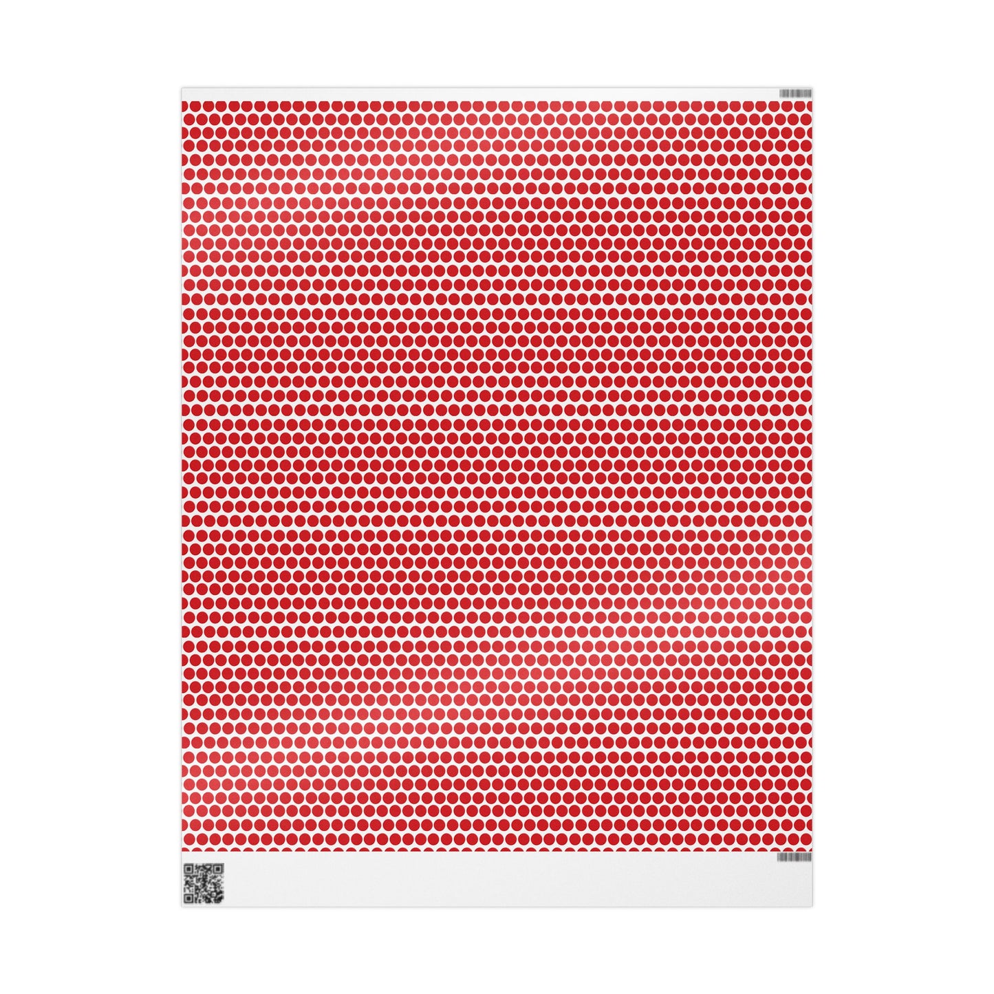Red Polka Dot Wrapping Paper | Luxury Matte or Glossy Gift Wrap, 90gsm Fine Art Paper, 3 Sizes