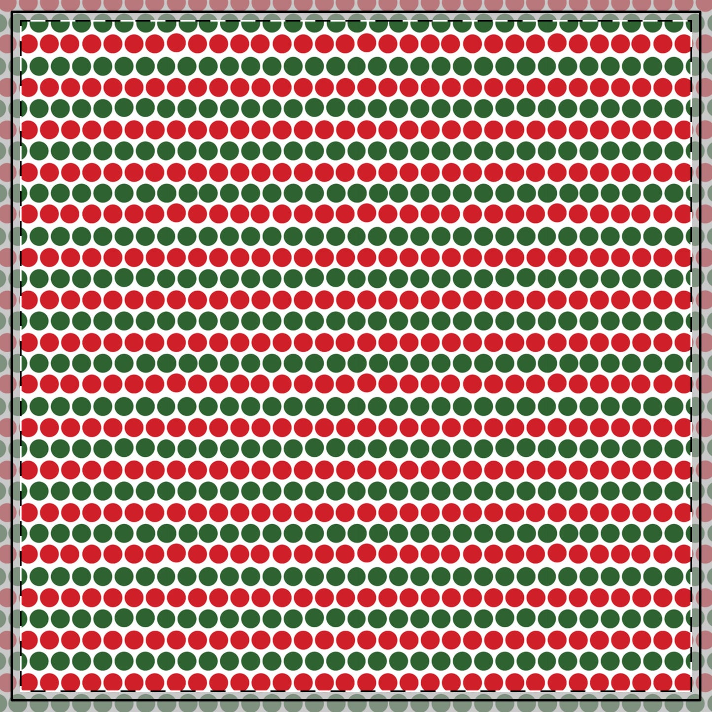 Christmas Polka Dots Square/Rectangle Tablecloths