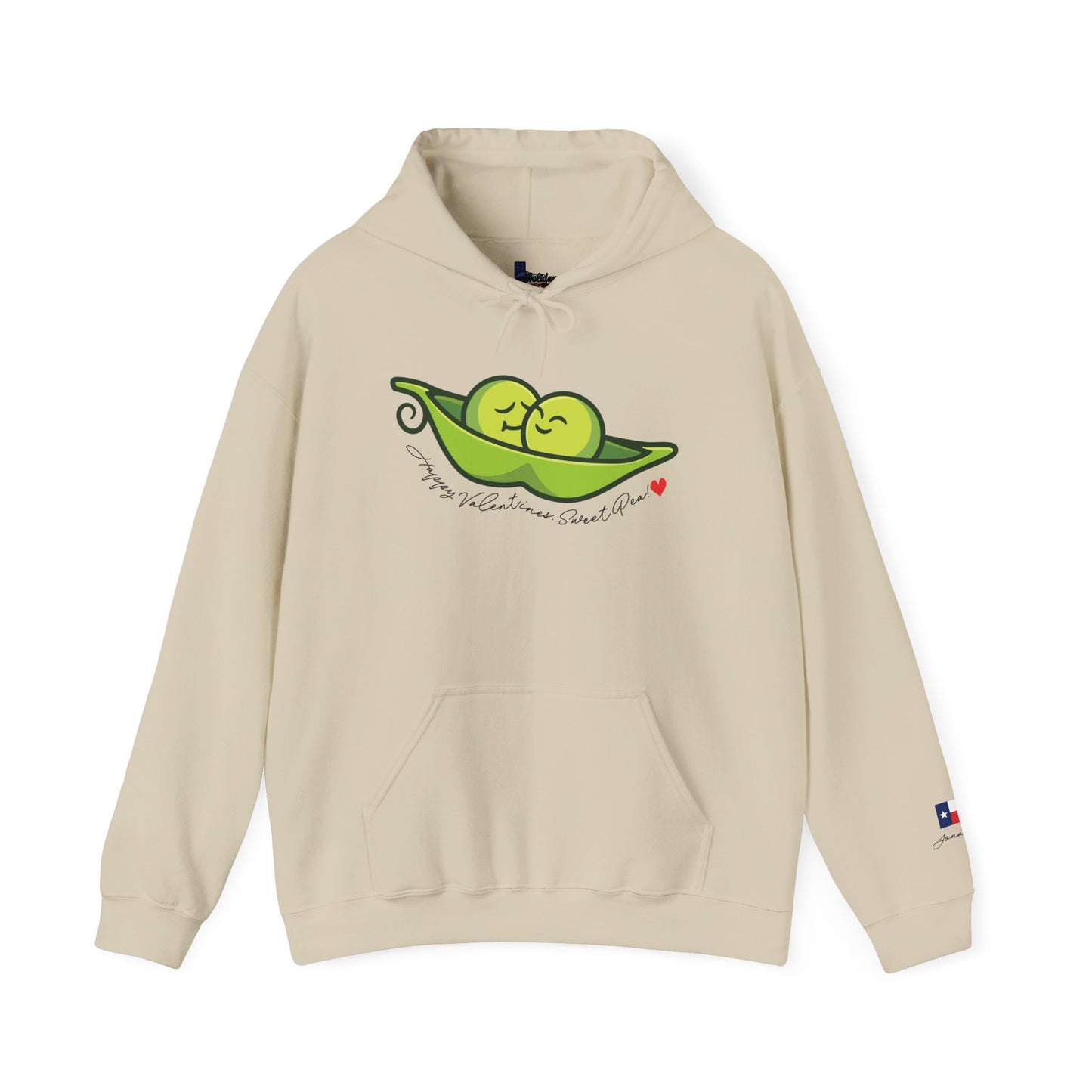 Happy Valentines, Sweet Pea! Unisex Heavy Blend™ Hooded Sweatshirt